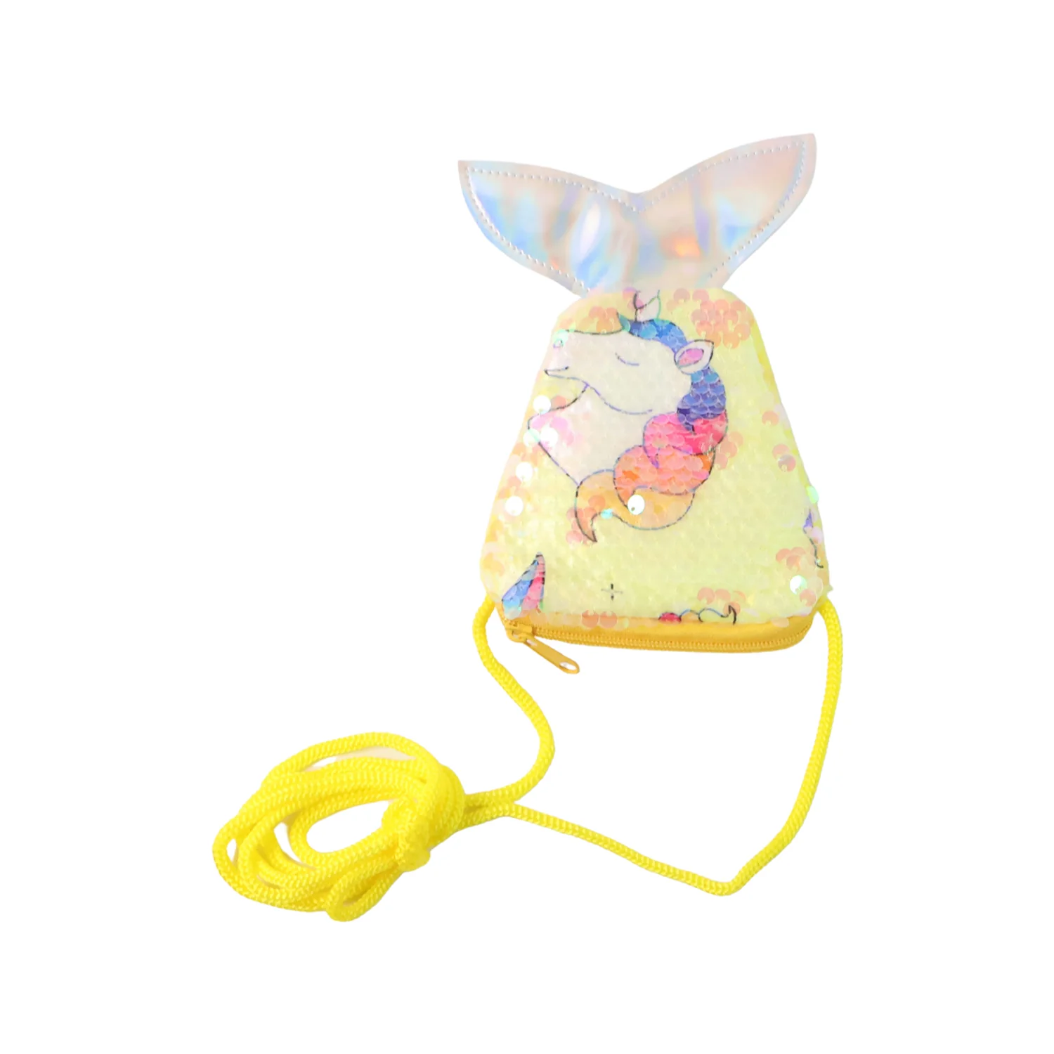 Mermaid Tail Shaped Kids Sling Bag - (1 Pc) - Image 5