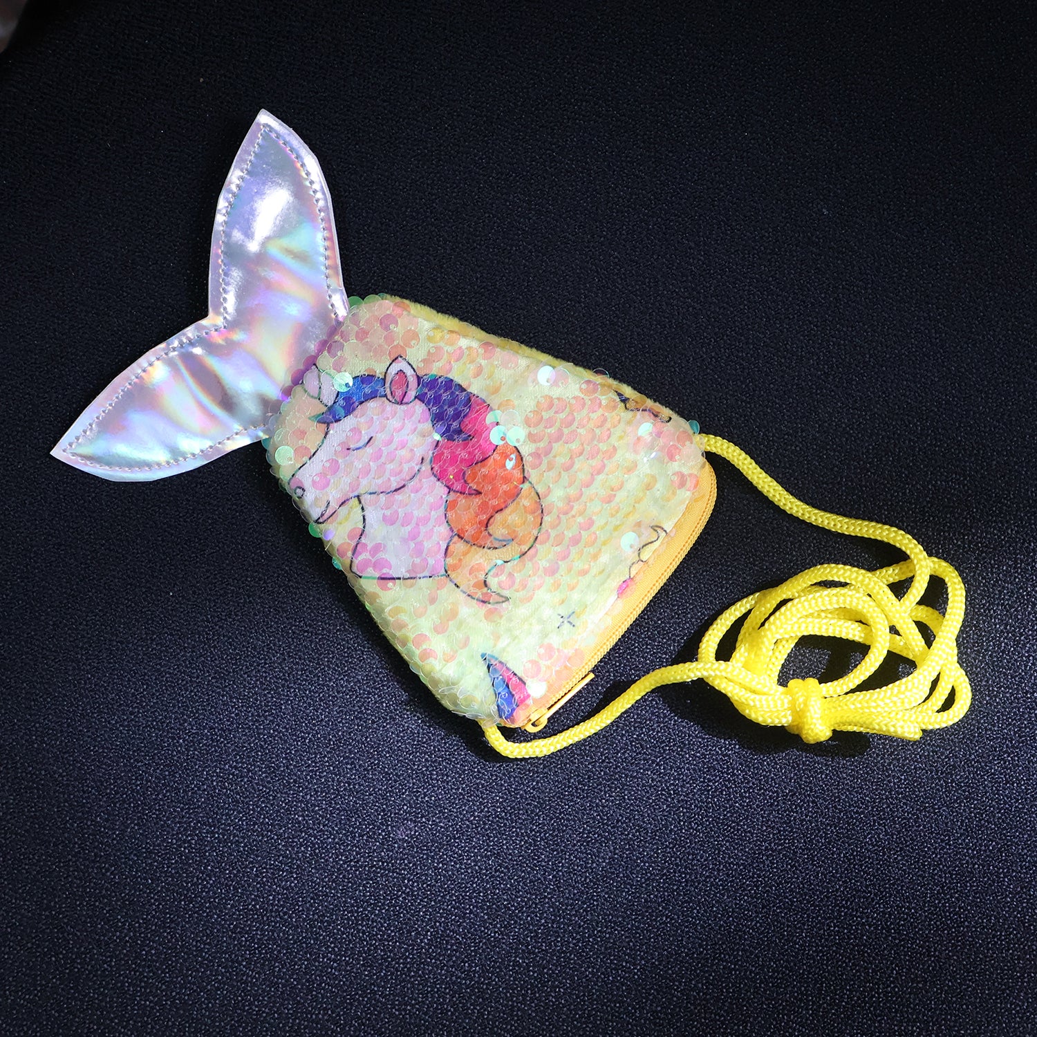 Mermaid Tail Shaped Kids Sling Bag - (1 Pc) - Image 6