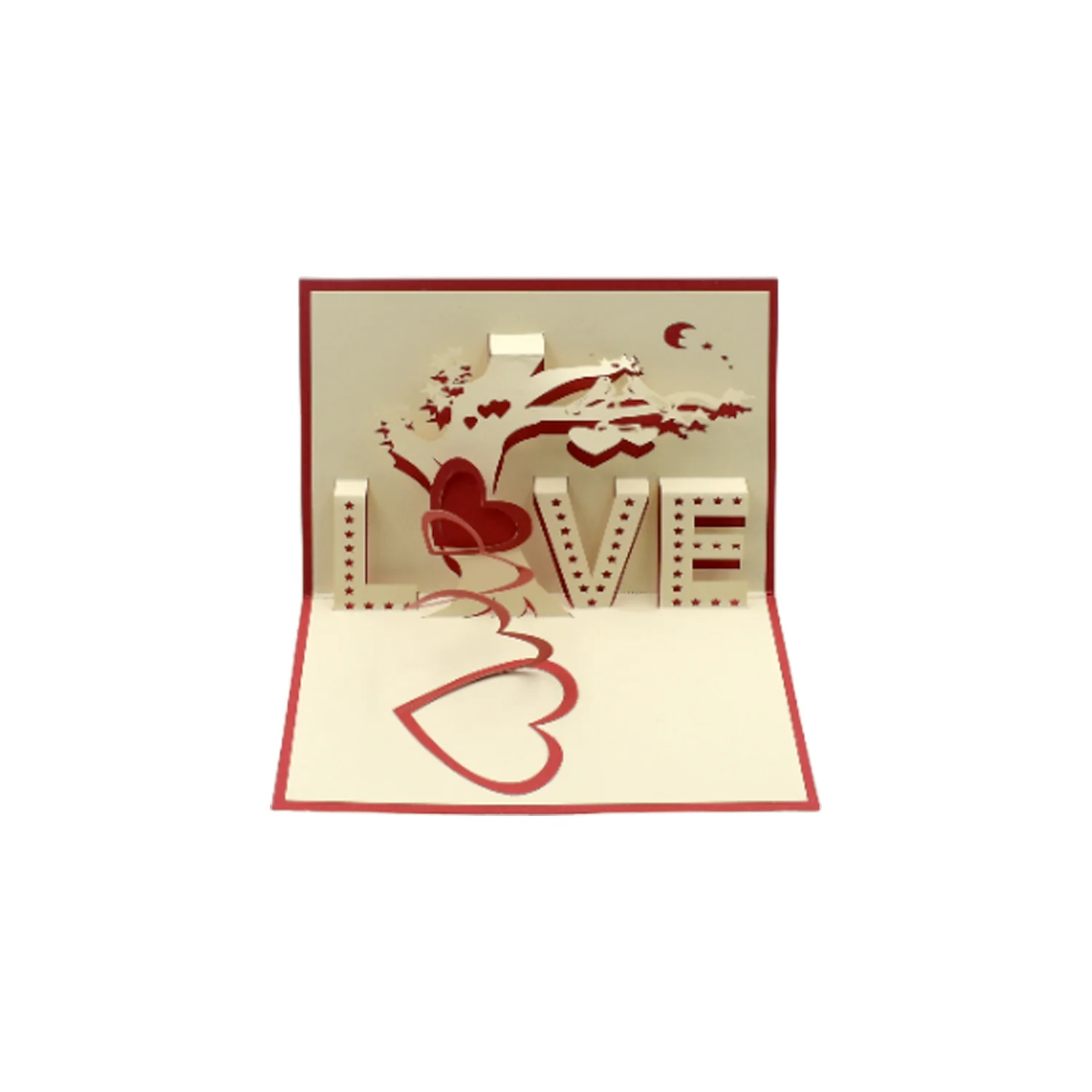 3D Paper Wish Card High Quality Greeting Card for Birthday Valentine Christmas 1 Pc - Image 5