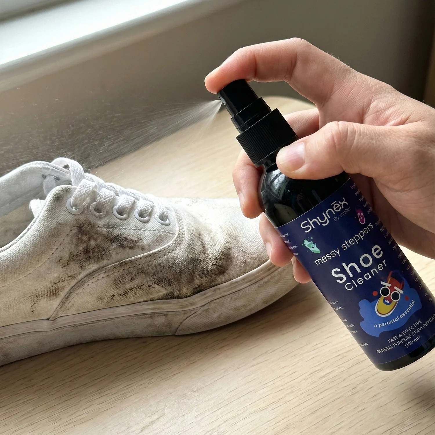 Messy Steppers Shoe Cleaner Spray - (100Ml / 1 Pc) - Image 3