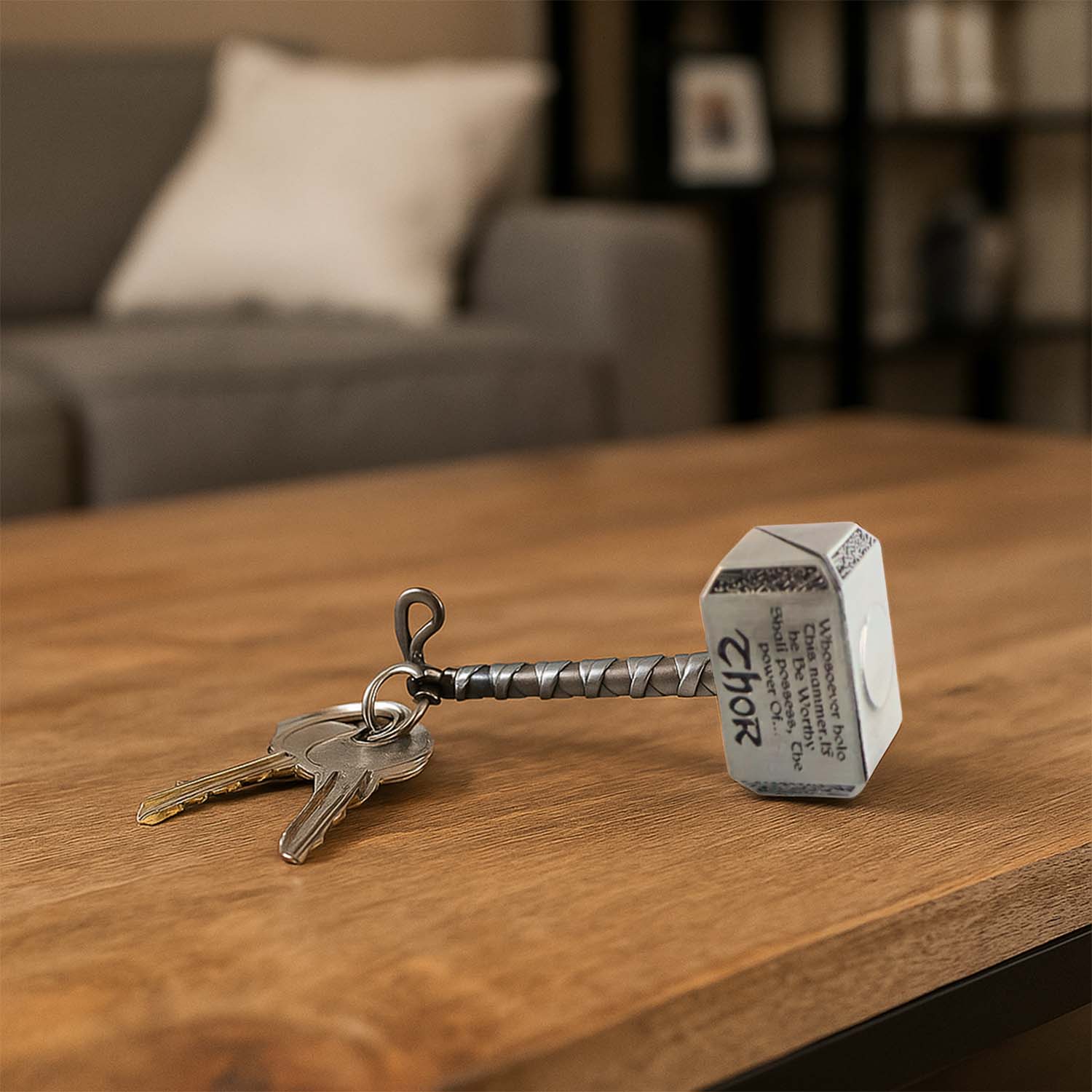 Big Metal Hammer Shape Keychain (1 Pc) - Image 4