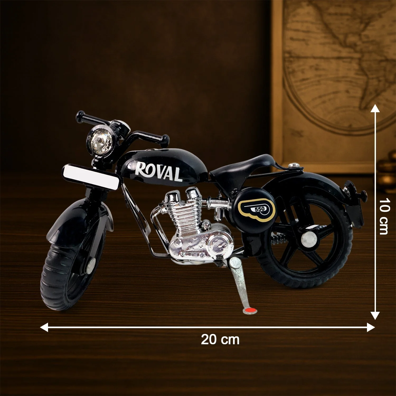 Metal Bullet Bike Toy Model for Kids with Side Stand (1 Pc) - Image 3