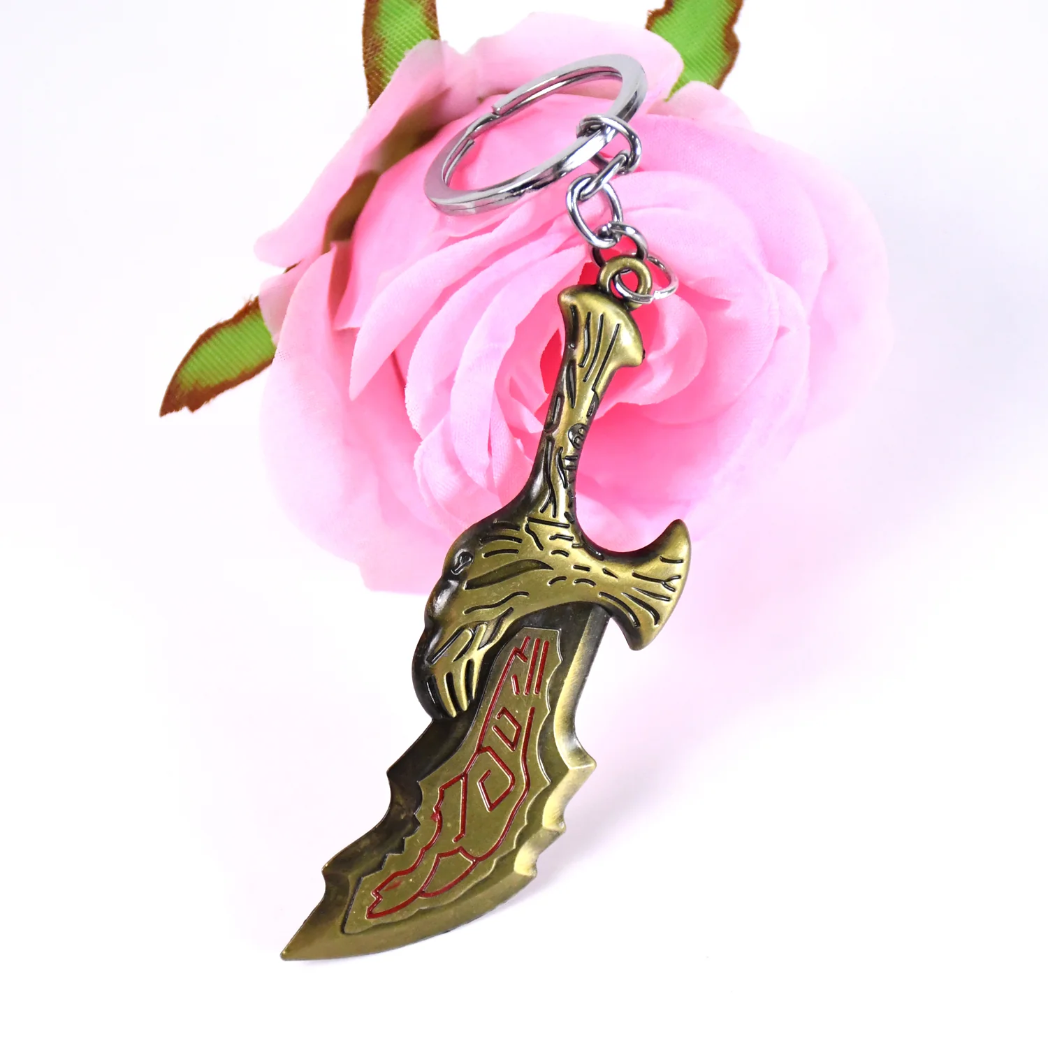 Metal God of War Keychain (1 Pc) - Image 4