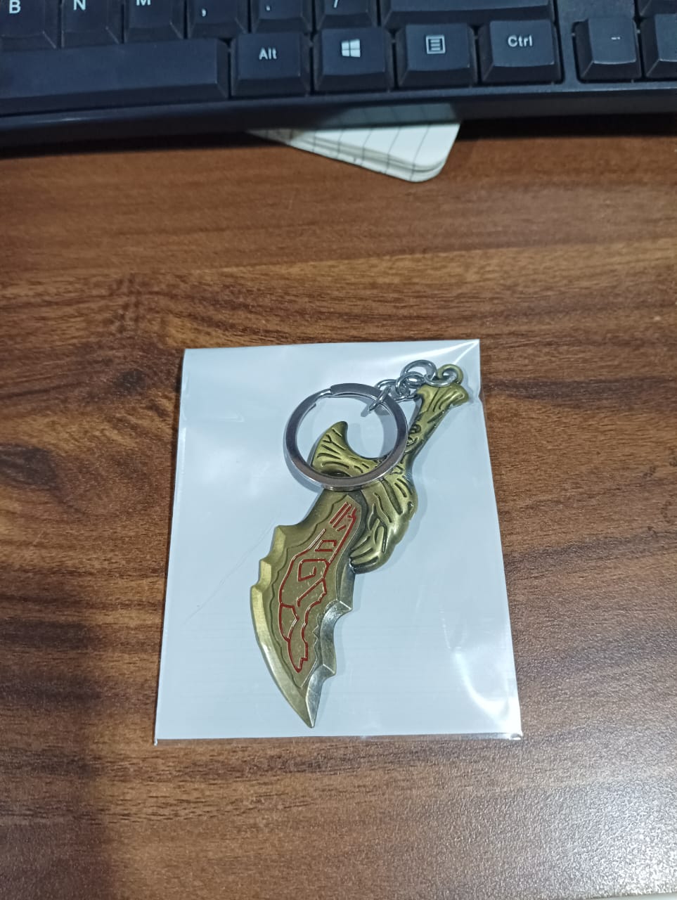 Metal God of War Keychain (1 Pc) - Image 7
