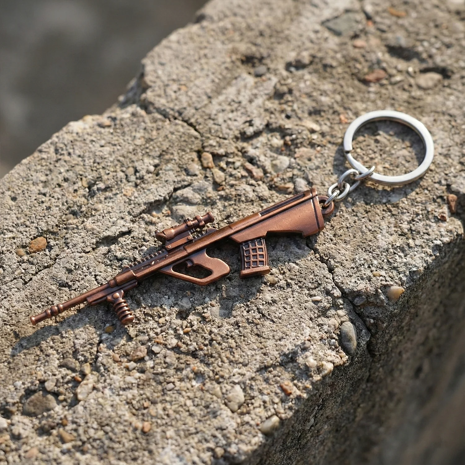 Metal Gun Shape Keychain (1 Pc) - Image 7