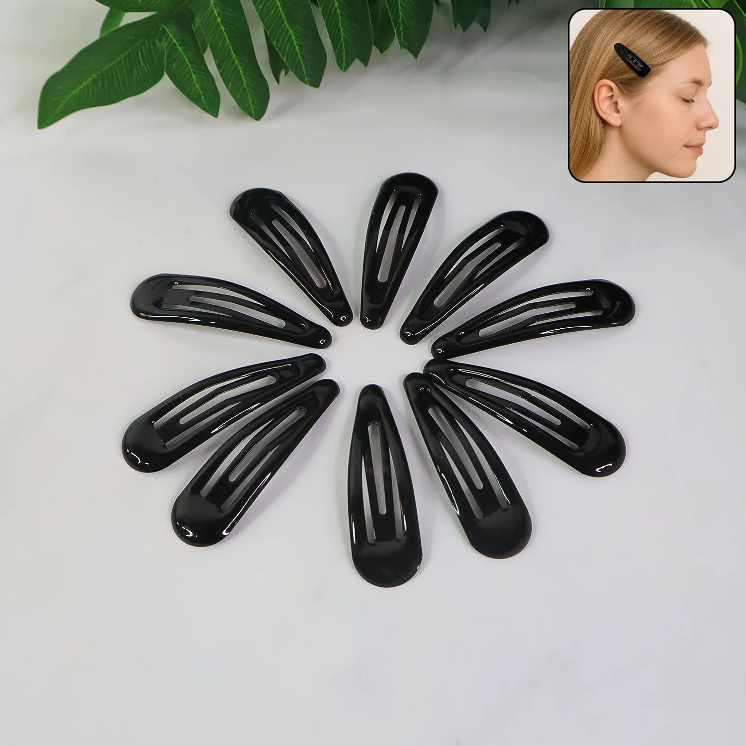 Metal Hair Clips Set (10 Pcs Set), Hair accessories - Image 2
