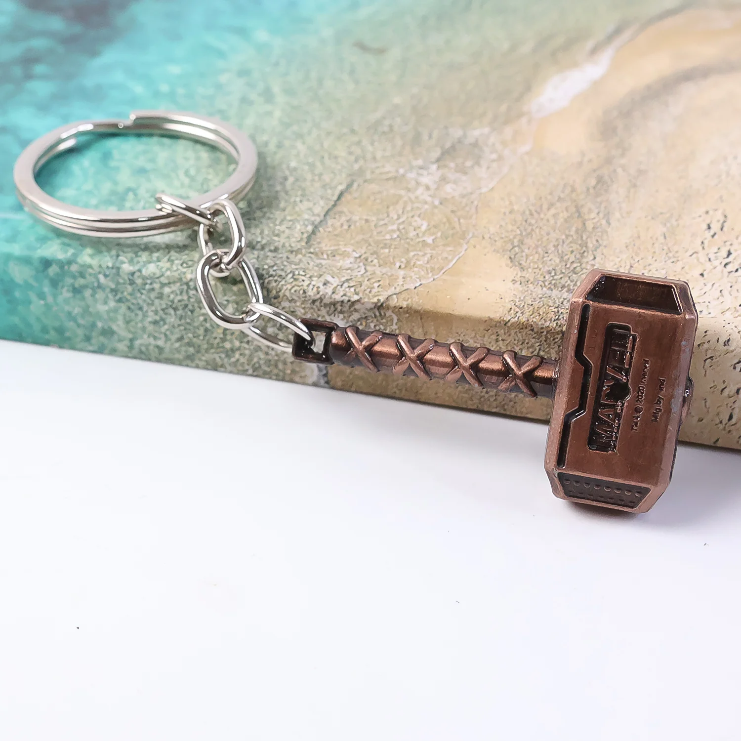 Metal Hammer Shape Keychain (1 Pc) - Image 3