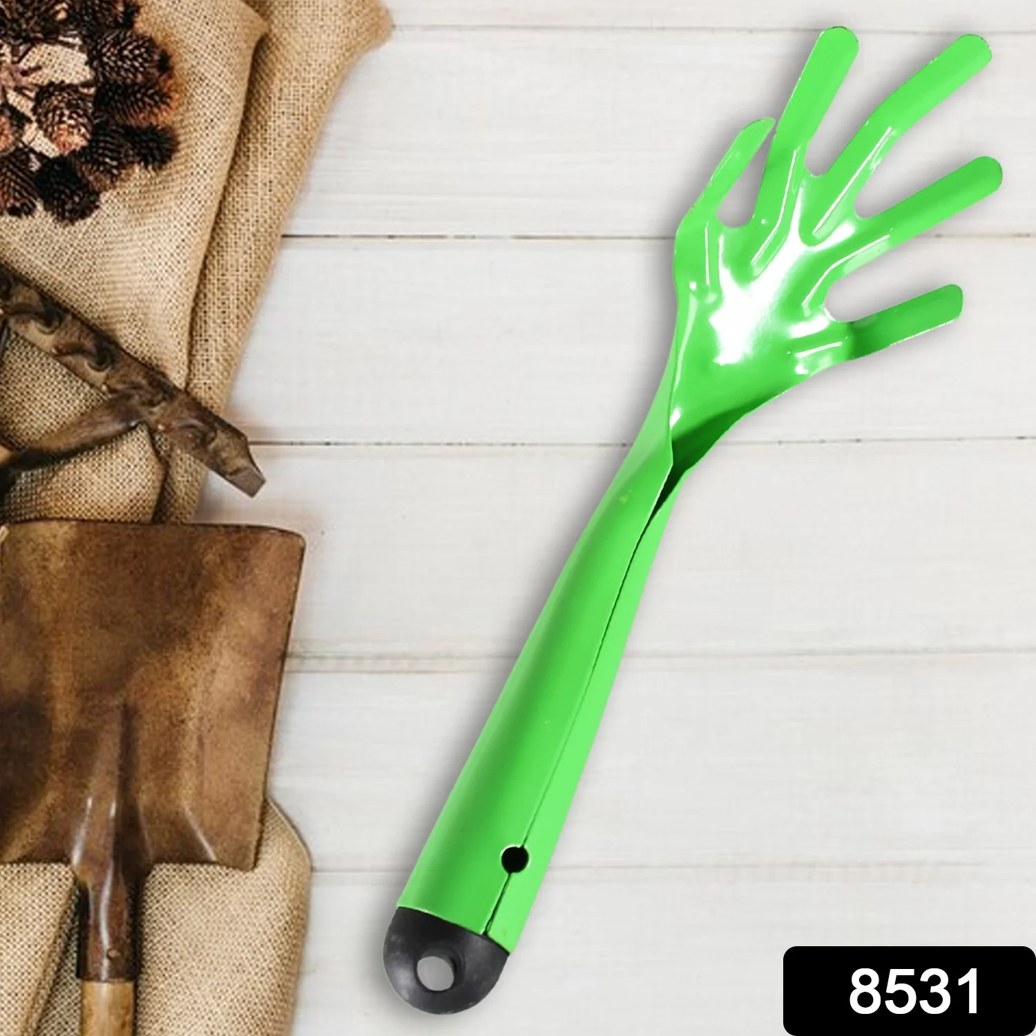 Heavy Duty Garden Tools, Gardening Metal Hand Cultivator Tools(1 Pc) - Image 2