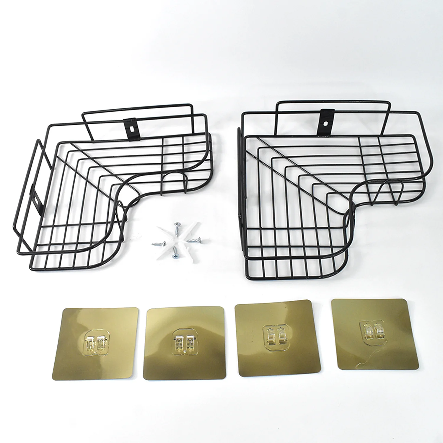 Metal Shower Shelf, Shower Shelf without Drilling (2 Pc) - Image 5
