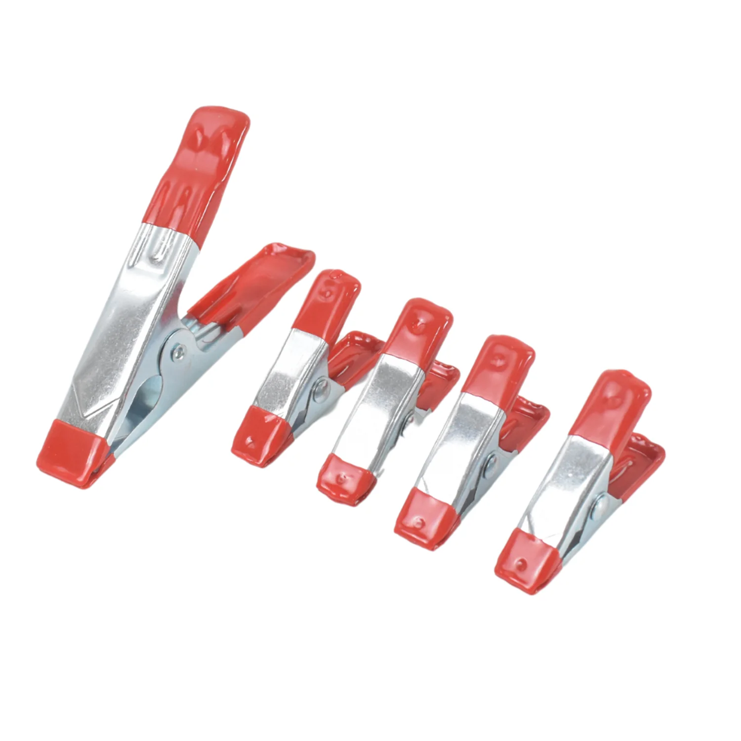 Metal Spring Clamps, Heavy Duty Spring Metal Clips Clamp  (5 Pcs Set) - Image 4
