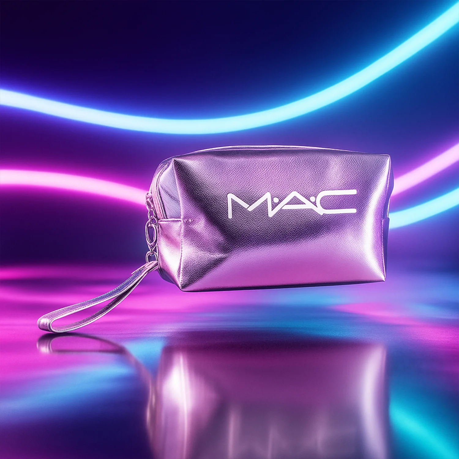 Metallic Travel Makeup Pouch - (1 Pc / Mix Design) - Image 4