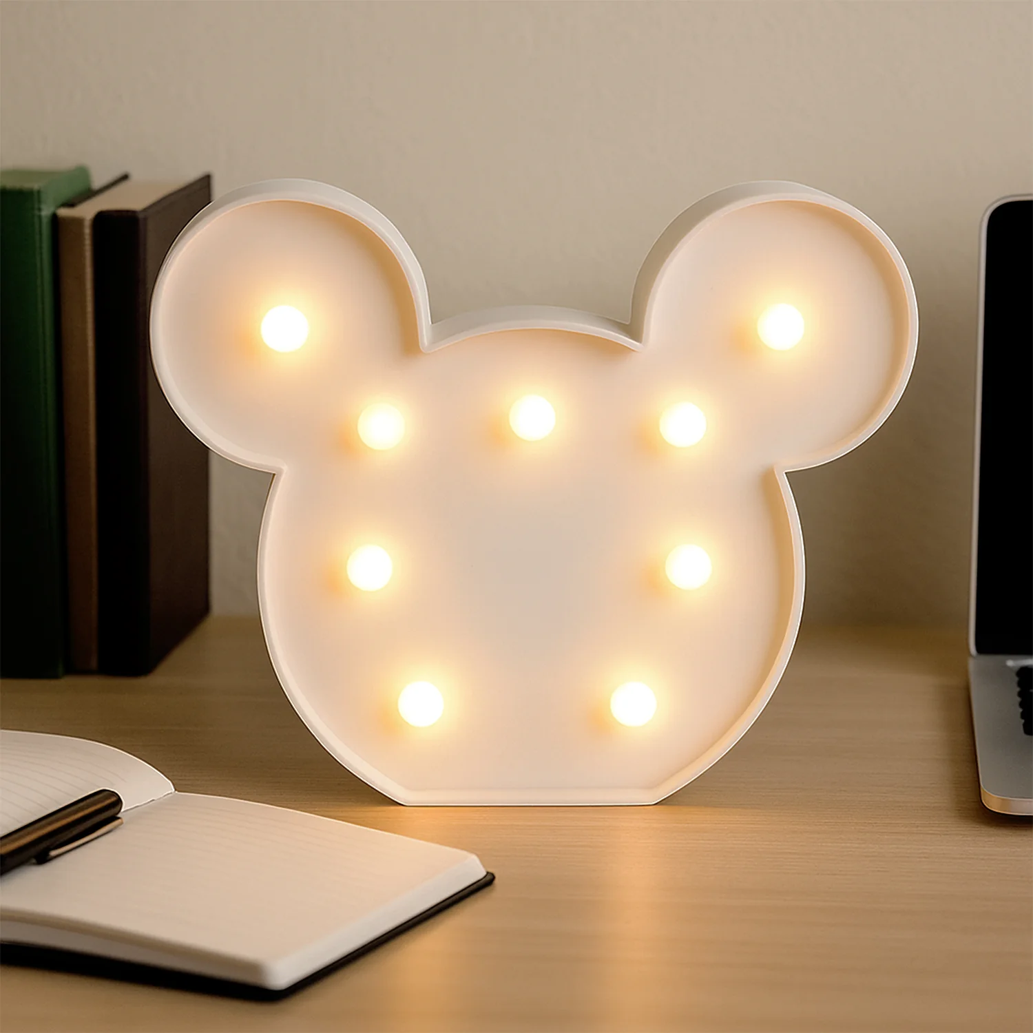 Mickey Shaped LED Decorative Night Light (1 Pc) - Image 4