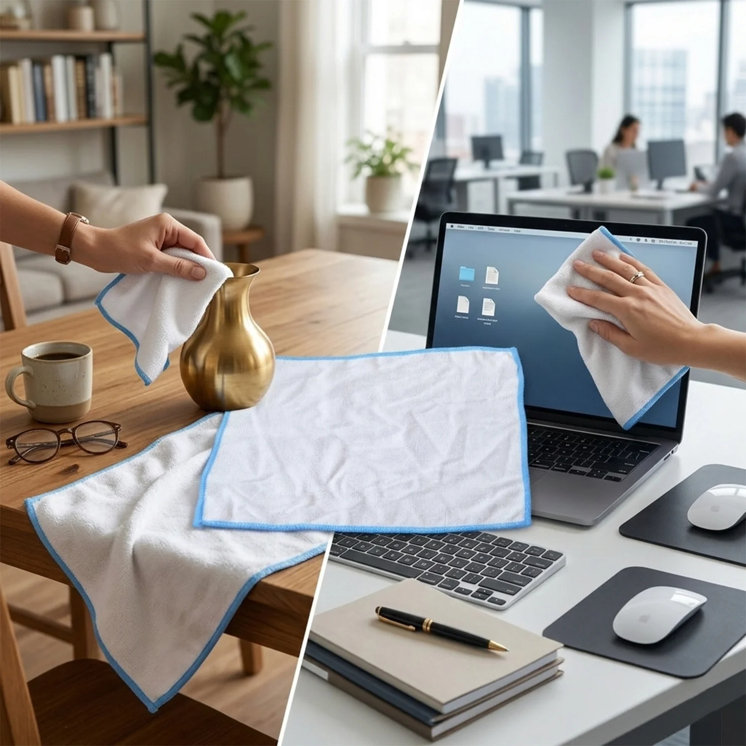 Microfiber Cleaning Cloth (4 Pc Set, 28x29 Cm) - Image 3