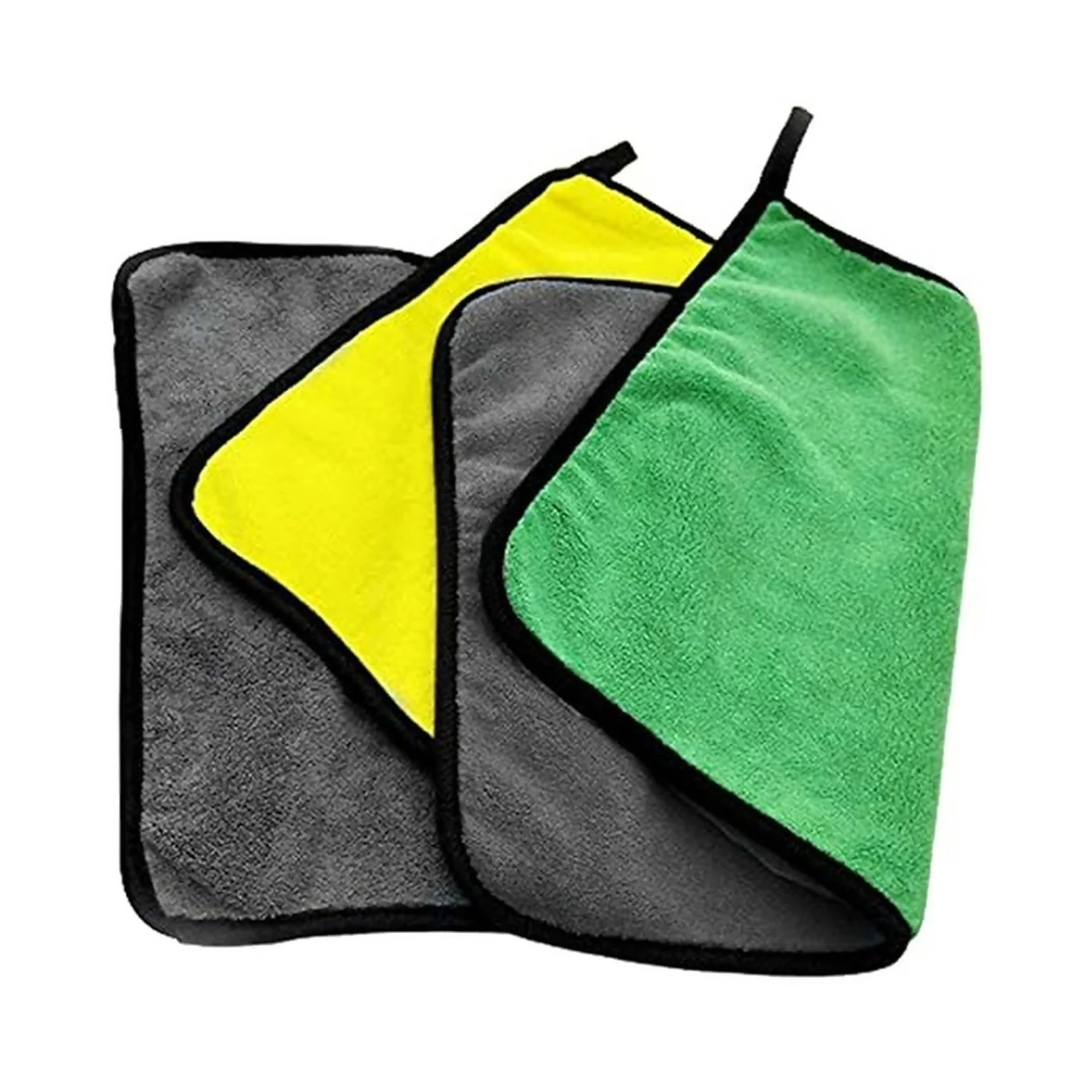 Microfiber Cleaning Cloth Pack Of 3 for Car Care Home Cleaning and Detailing Use - Image 5