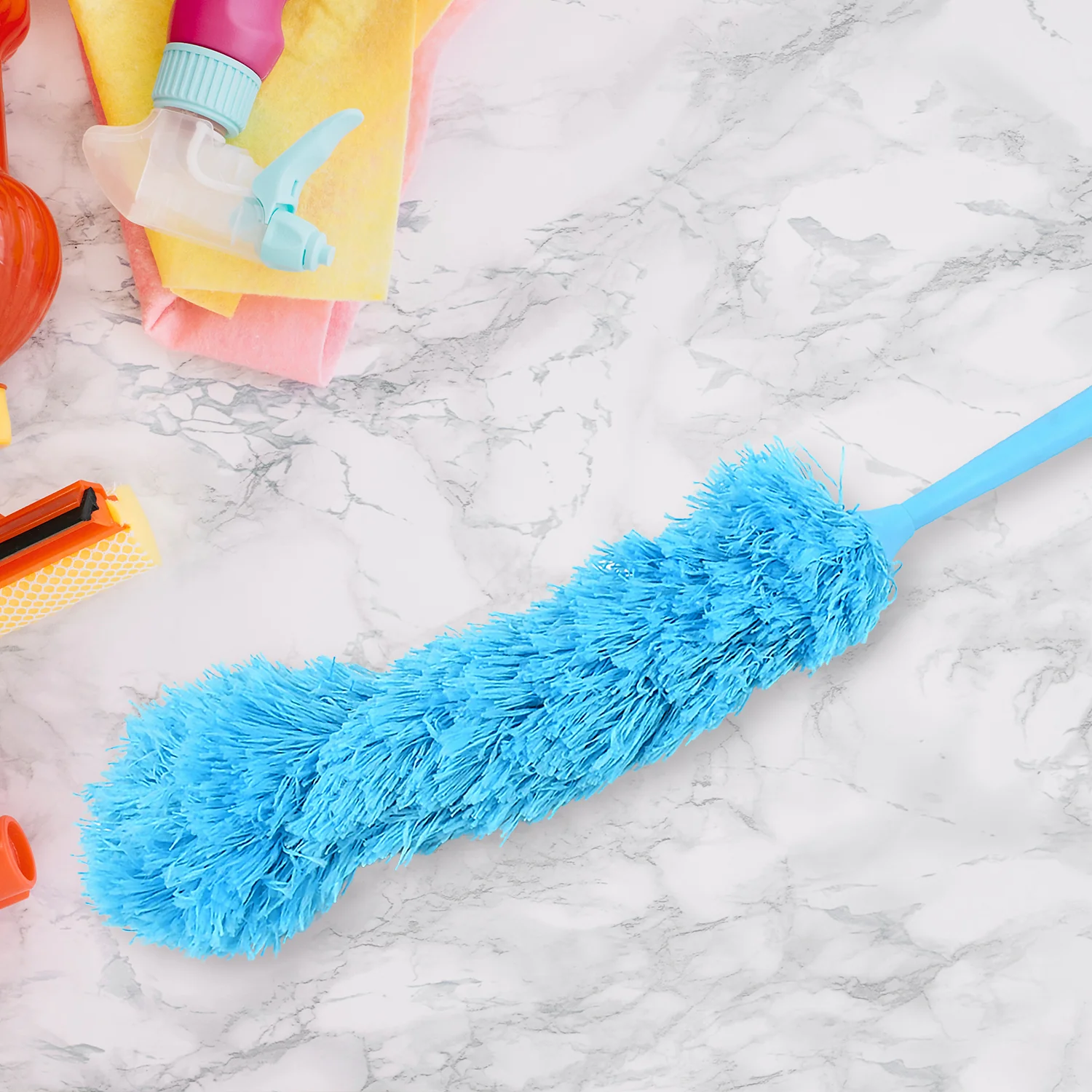Adjustable Long Handle Microfiber Dust Brush – Foldable Ceiling & Appliance Cleaner - Image 6