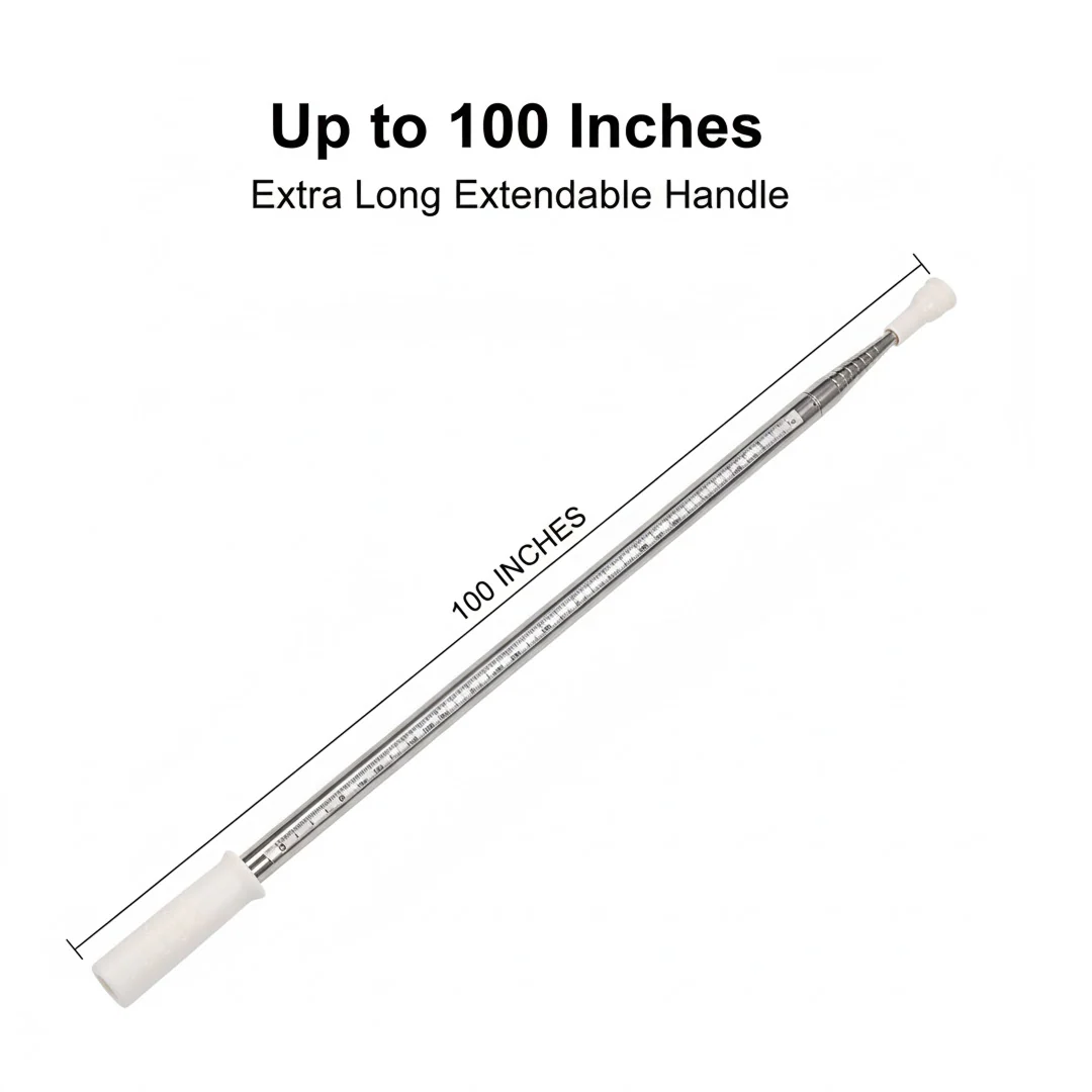Microfiber Dusters for Cleaning 100 inches Extendable Handle Pole - Image 6