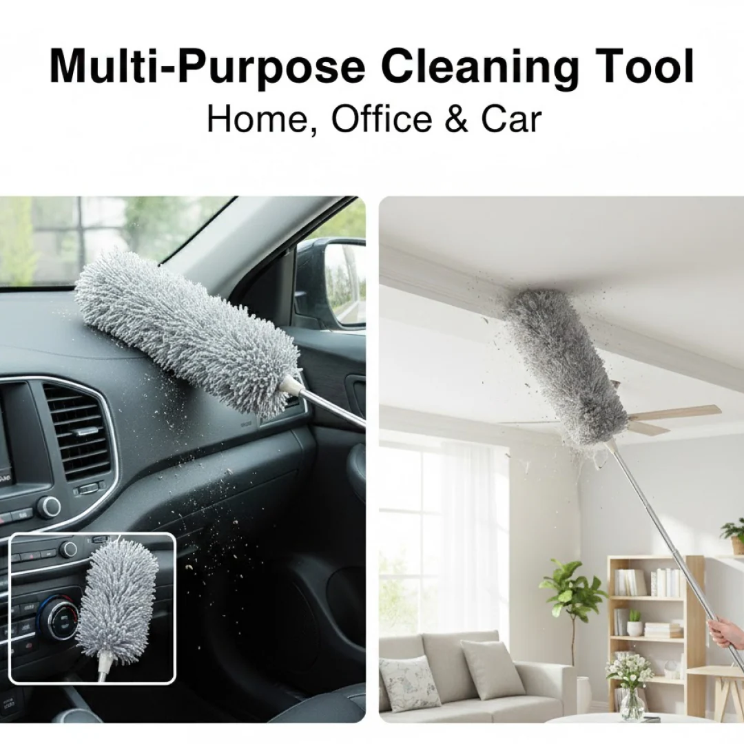 Microfiber Dusters for Cleaning 100 inches Extendable Handle Pole - Image 8