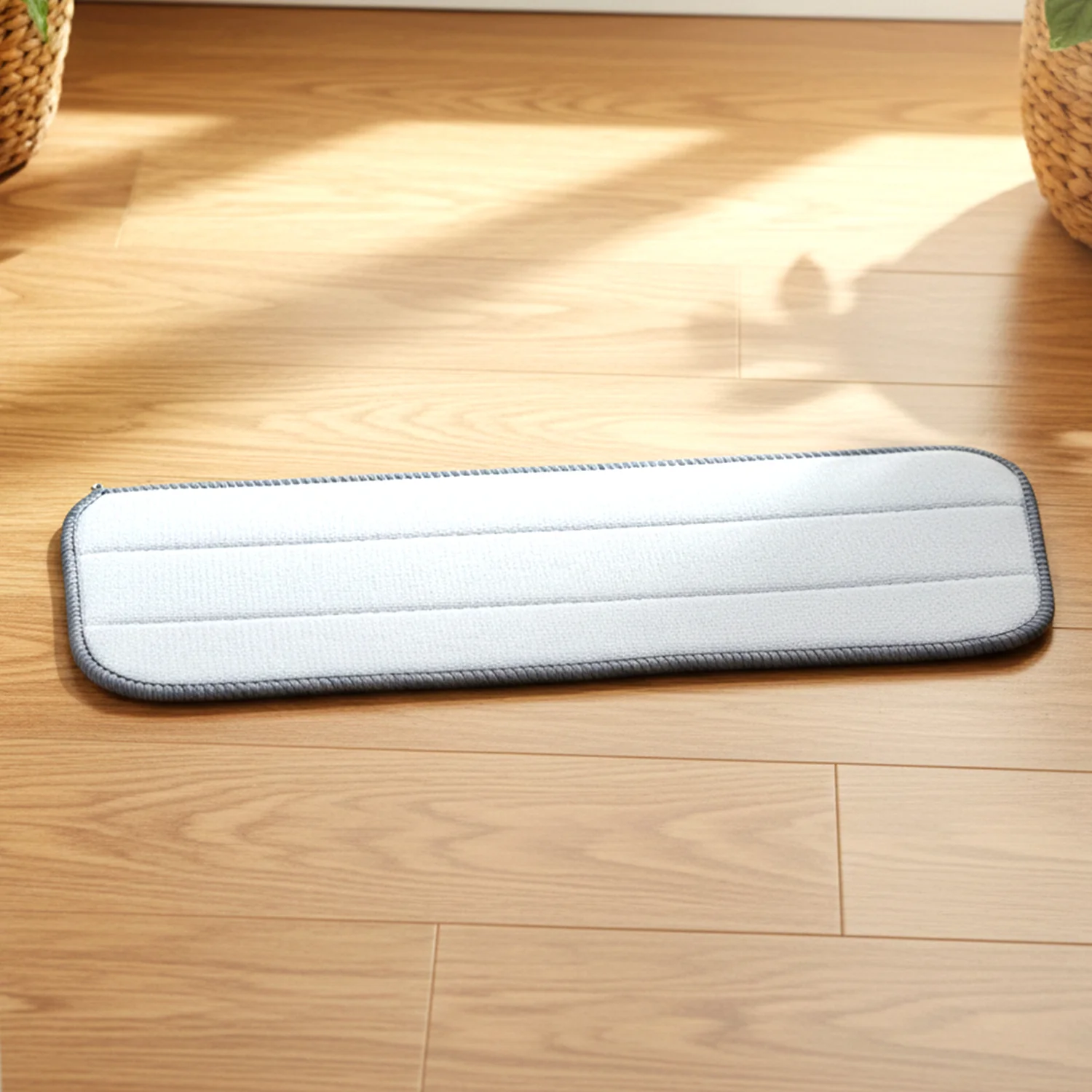 Microfiber Flat Mop Replacement Pad for Floor Cleaning (1 Pc, 38x12Cm) - Image 3