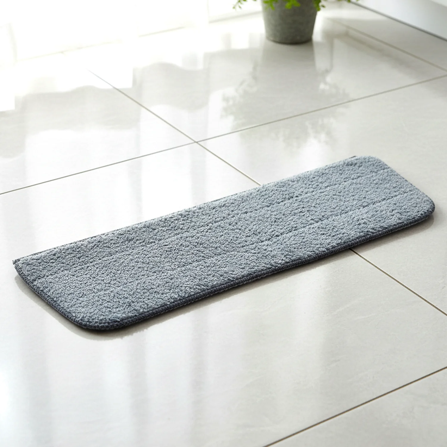 Microfiber Flat Mop Replacement Pad for Floor Cleaning (1 Pc, 38x12Cm) - Image 4