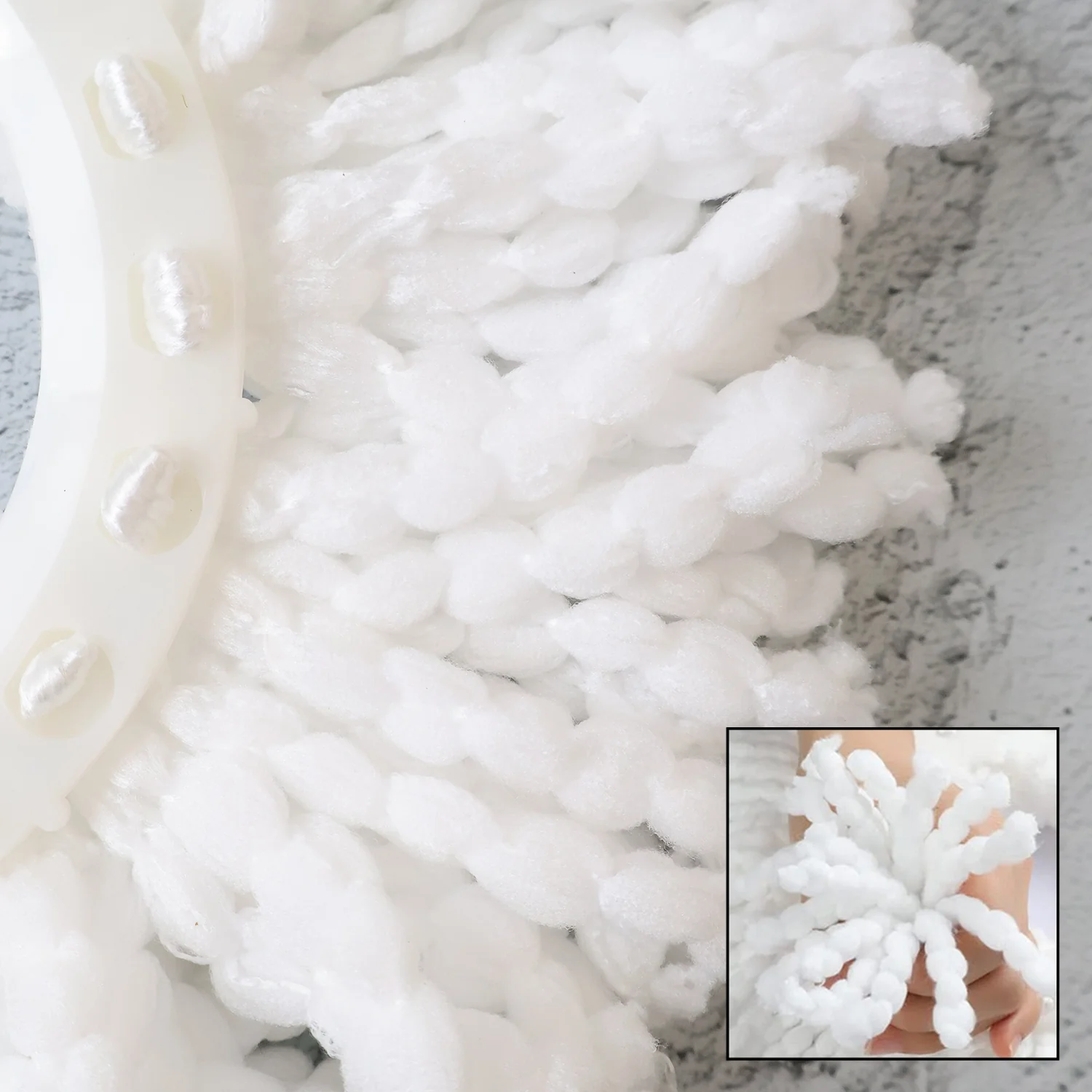 Microfiber Spin Mop Refill Head 360° Rotating Mop (5 Pc) - Image 3