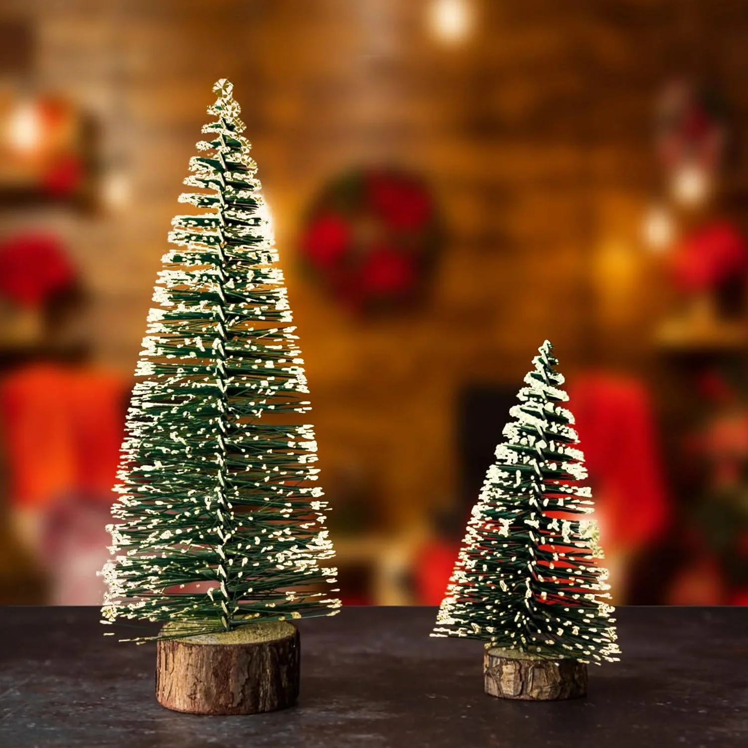 Mini Artificial Christmas Tree with Snow Effect (1 Pc) - Image 9