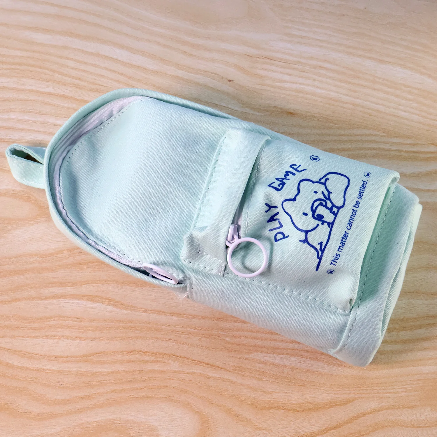 Mini Backpack-Style Pencil Pouch - (1 Pc) - Image 3