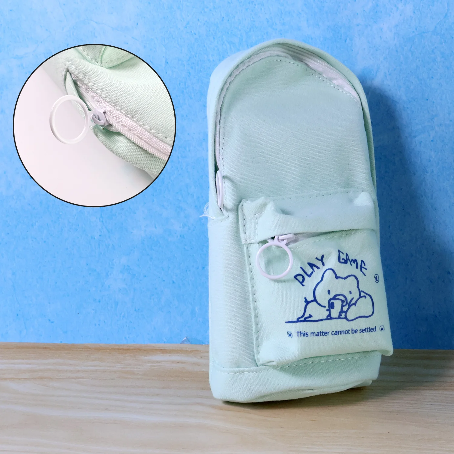 Mini Backpack-Style Pencil Pouch - (1 Pc) - Image 4
