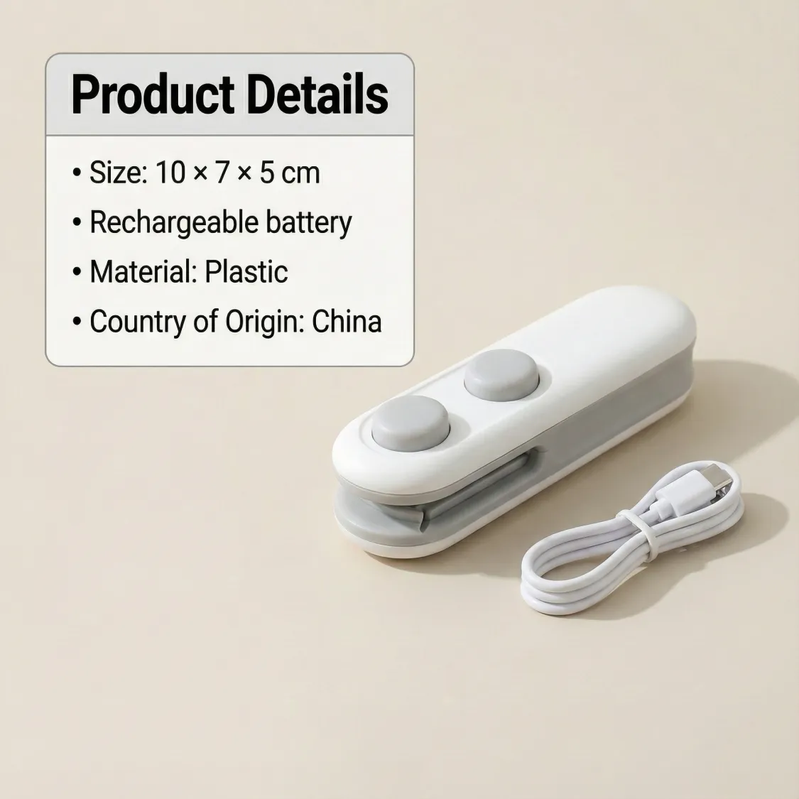 Mini Bag Sealer, 2 in 1 Seal & Cutter Heat Sealers - Image 5