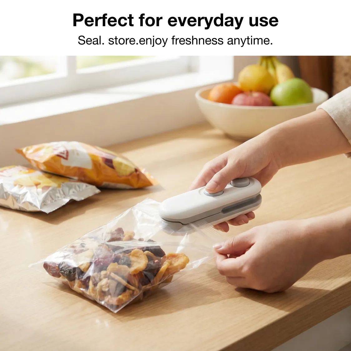 Mini Bag Sealer, 2 in 1 Seal & Cutter Heat Sealers - Image 8