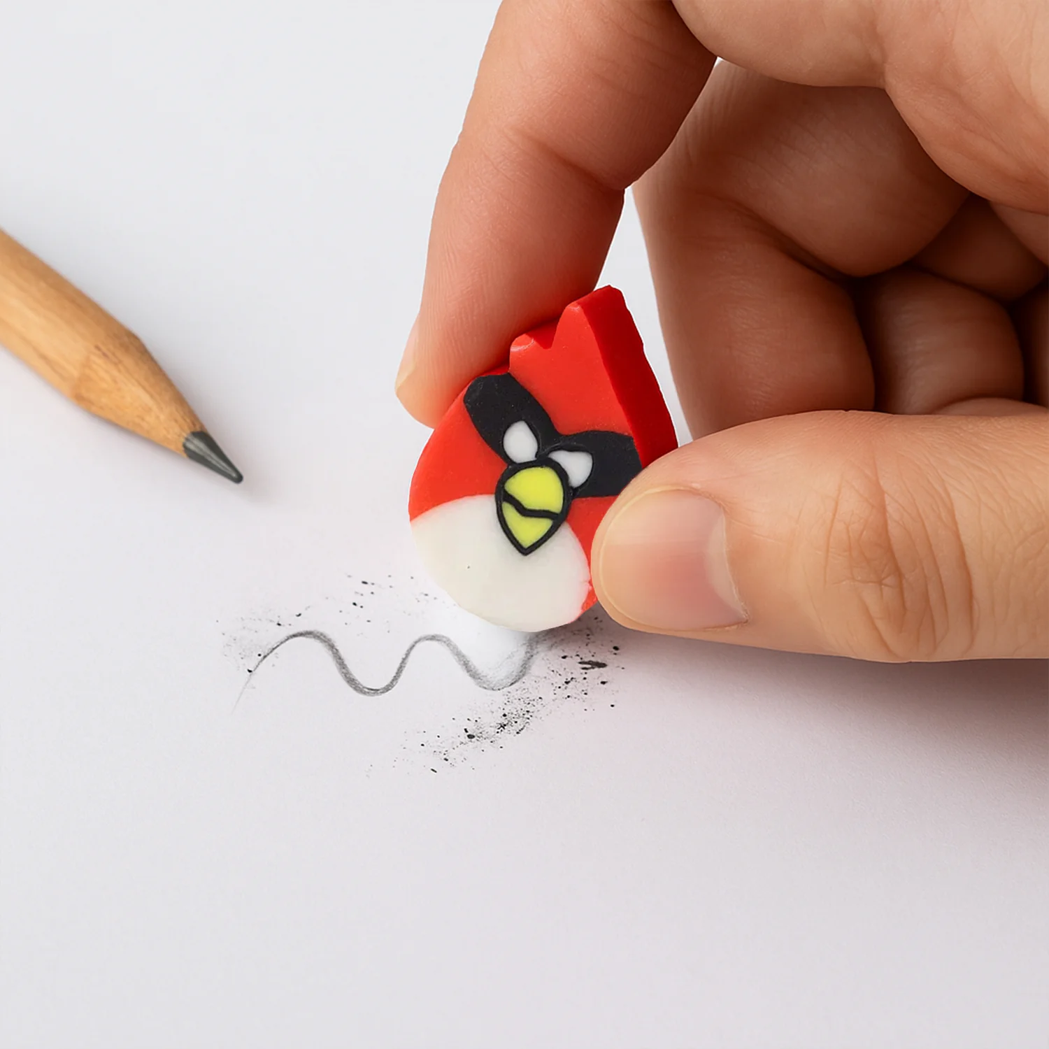 Mini Cartoon Shaped Pencil Erasers - (5 Pc / Set) - Image 3