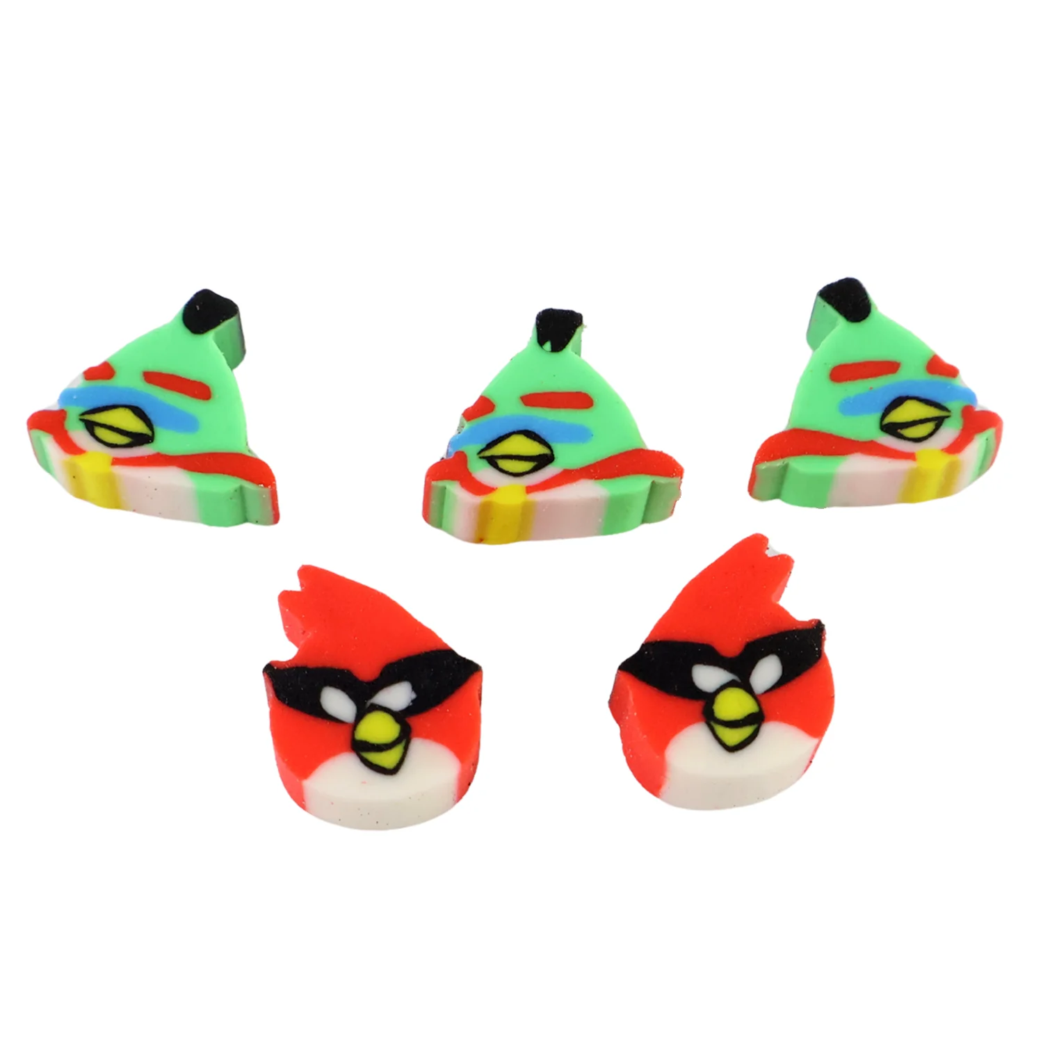 Mini Cartoon Shaped Pencil Erasers - (5 Pc / Set) - Image 5
