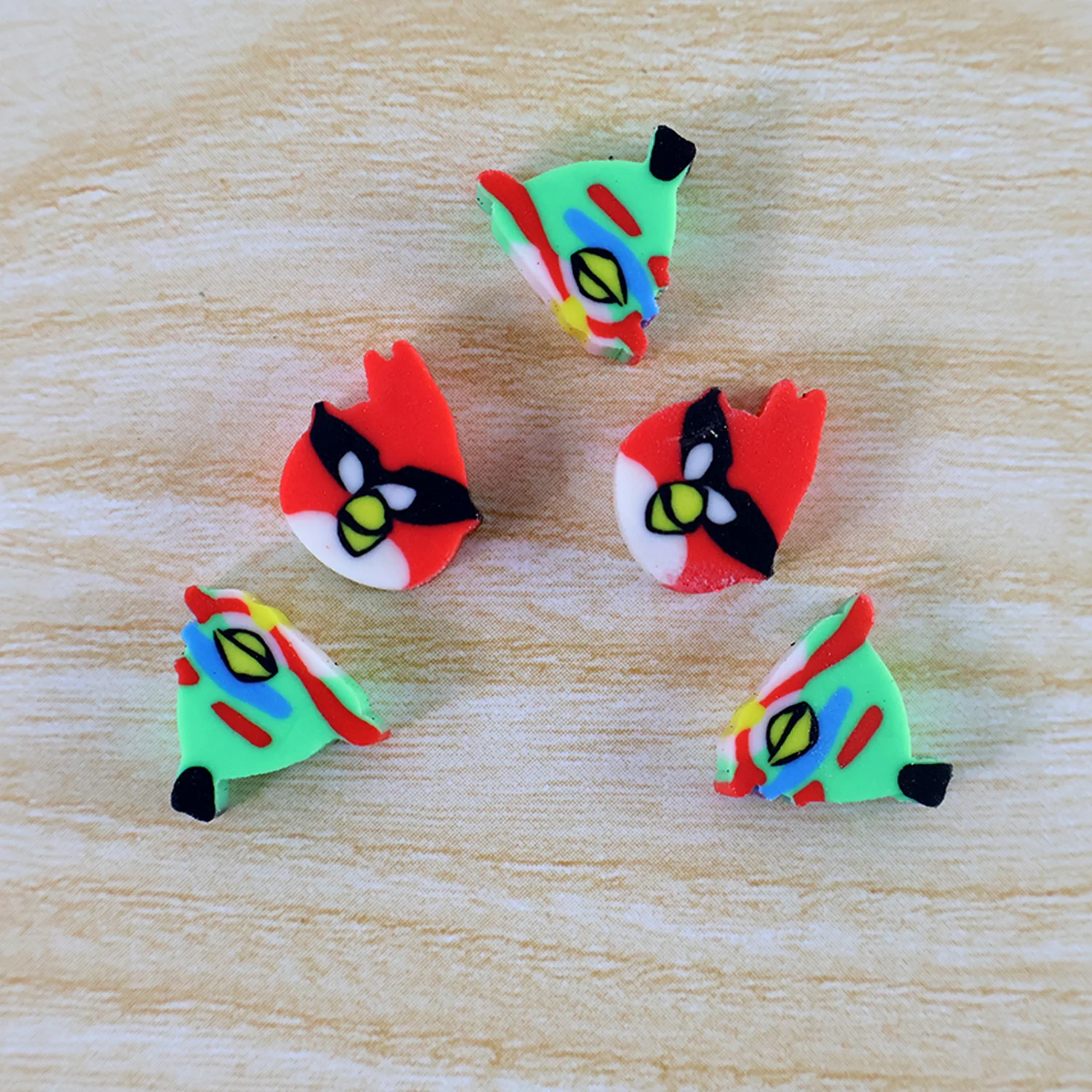 Mini Cartoon Shaped Pencil Erasers - (5 Pc / Set) - Image 6