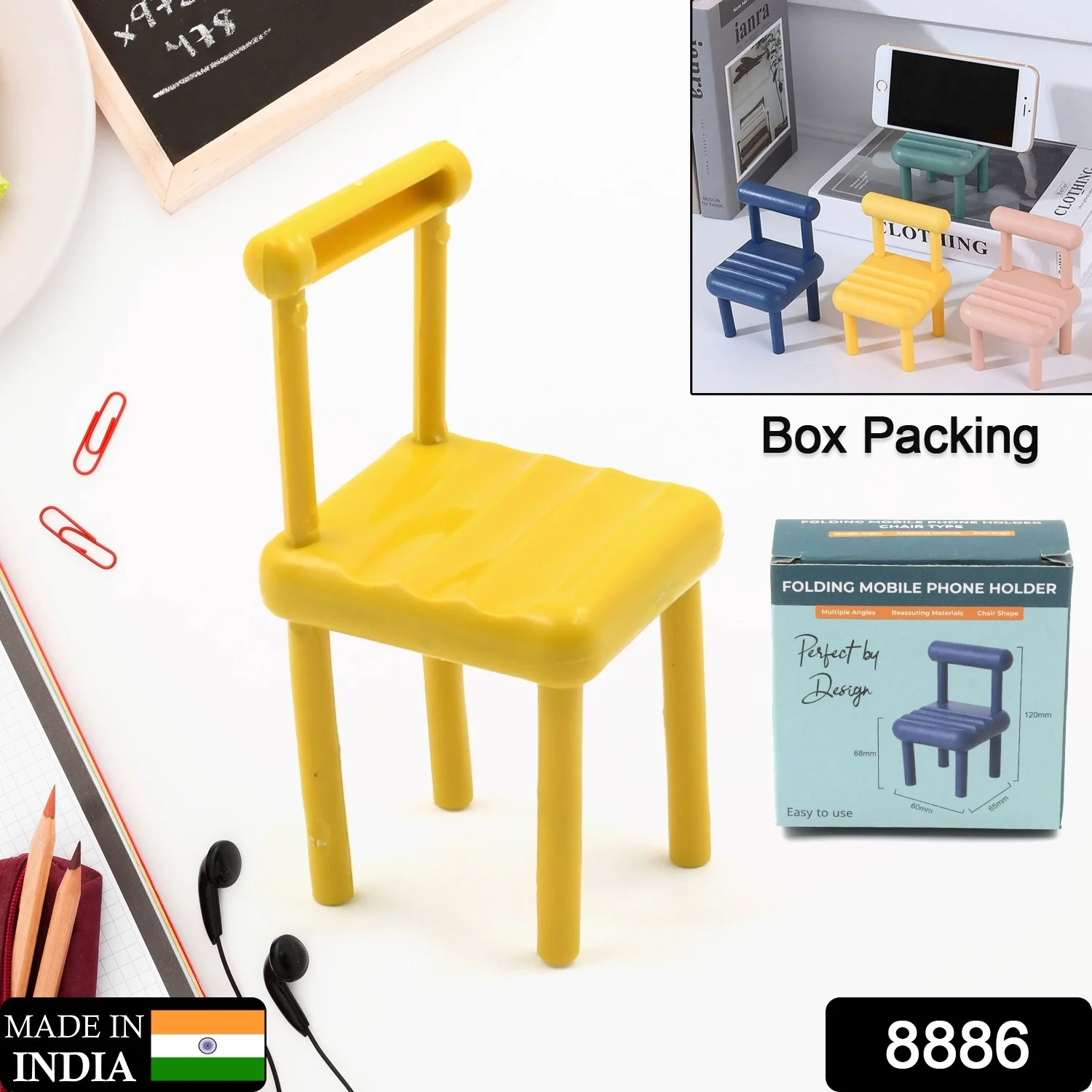 Mini Chair Mobile Phone Holder (1 Pc) - Image 2