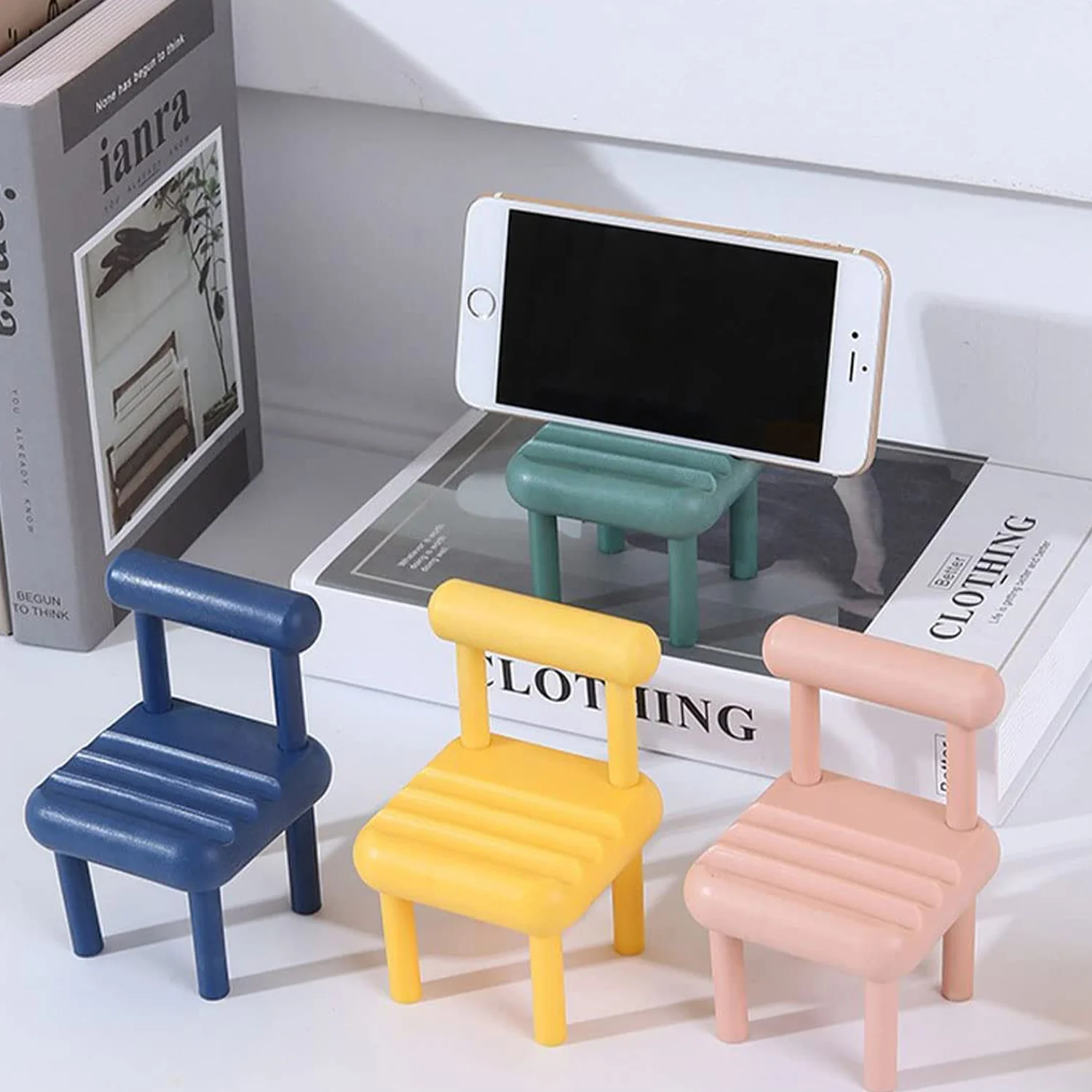 Mini Chair Mobile Phone Holder (1 Pc) - Image 7