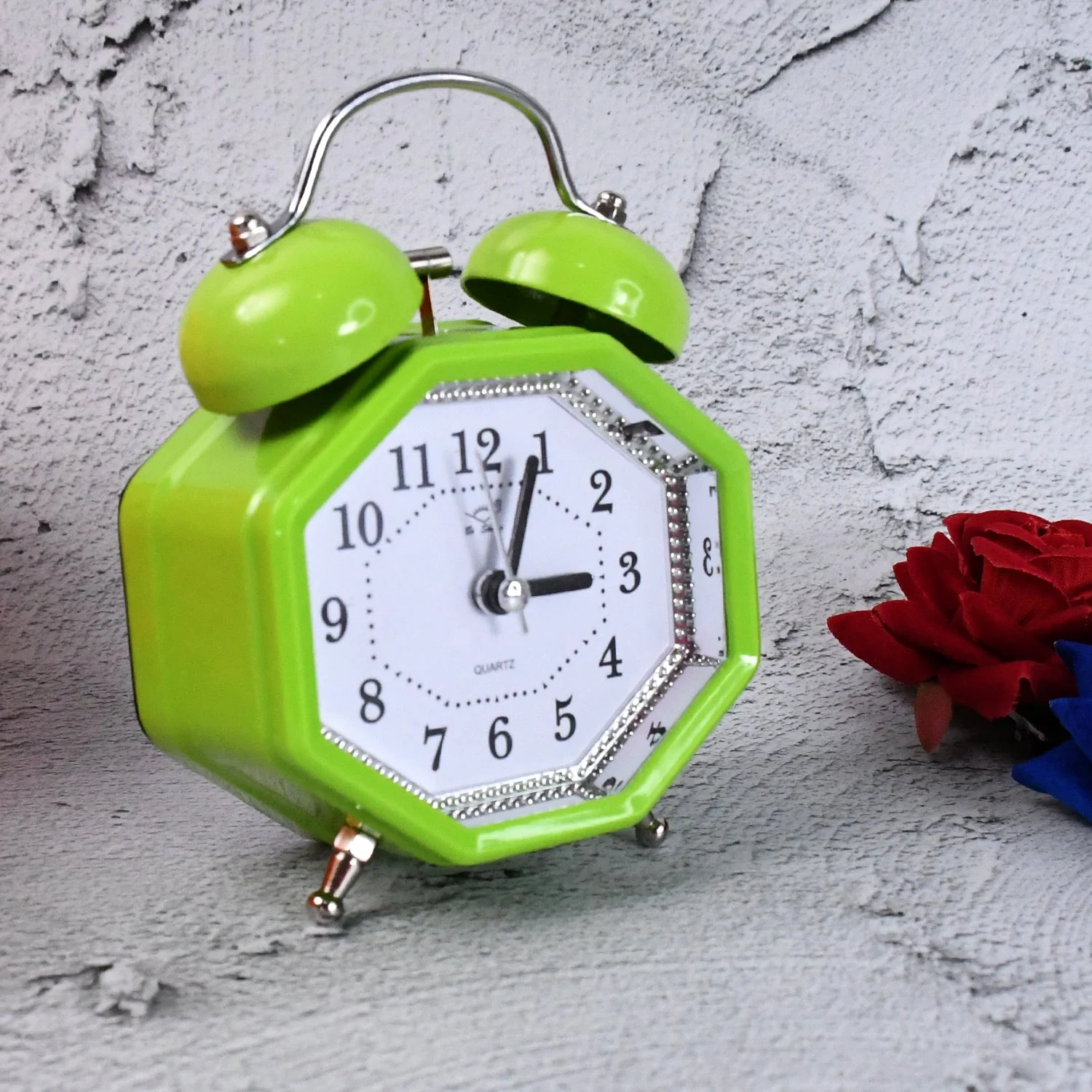 Mini Cute Alarm Clock Small Kids and Students (Mix Design & Color / 1 Pc) - Image 6