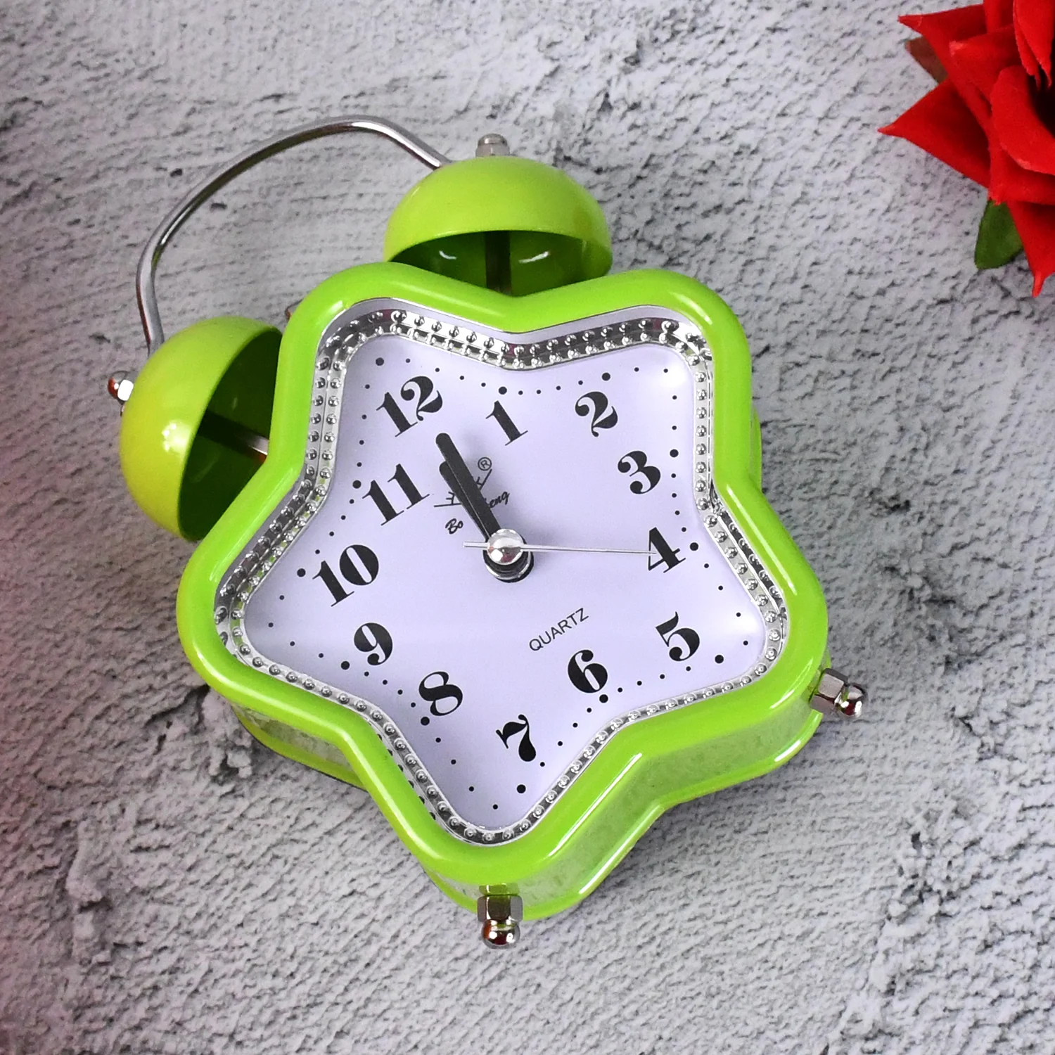 Mini Cute Alarm Clock Small Kids and Students (Mix Design & Color / 1 Pc) - Image 8
