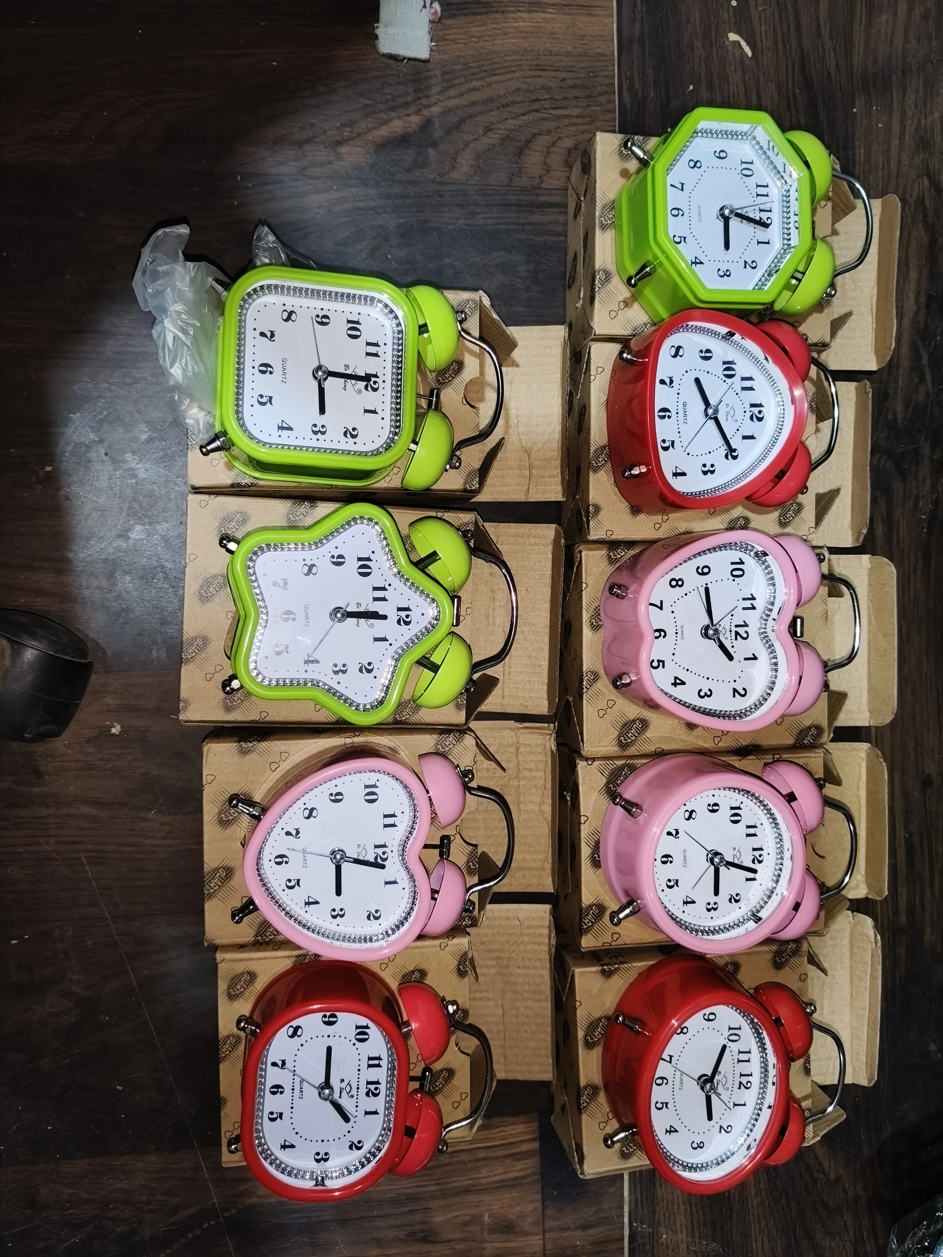 Mini Cute Alarm Clock Small Kids and Students (Mix Design & Color / 1 Pc) - Image 9