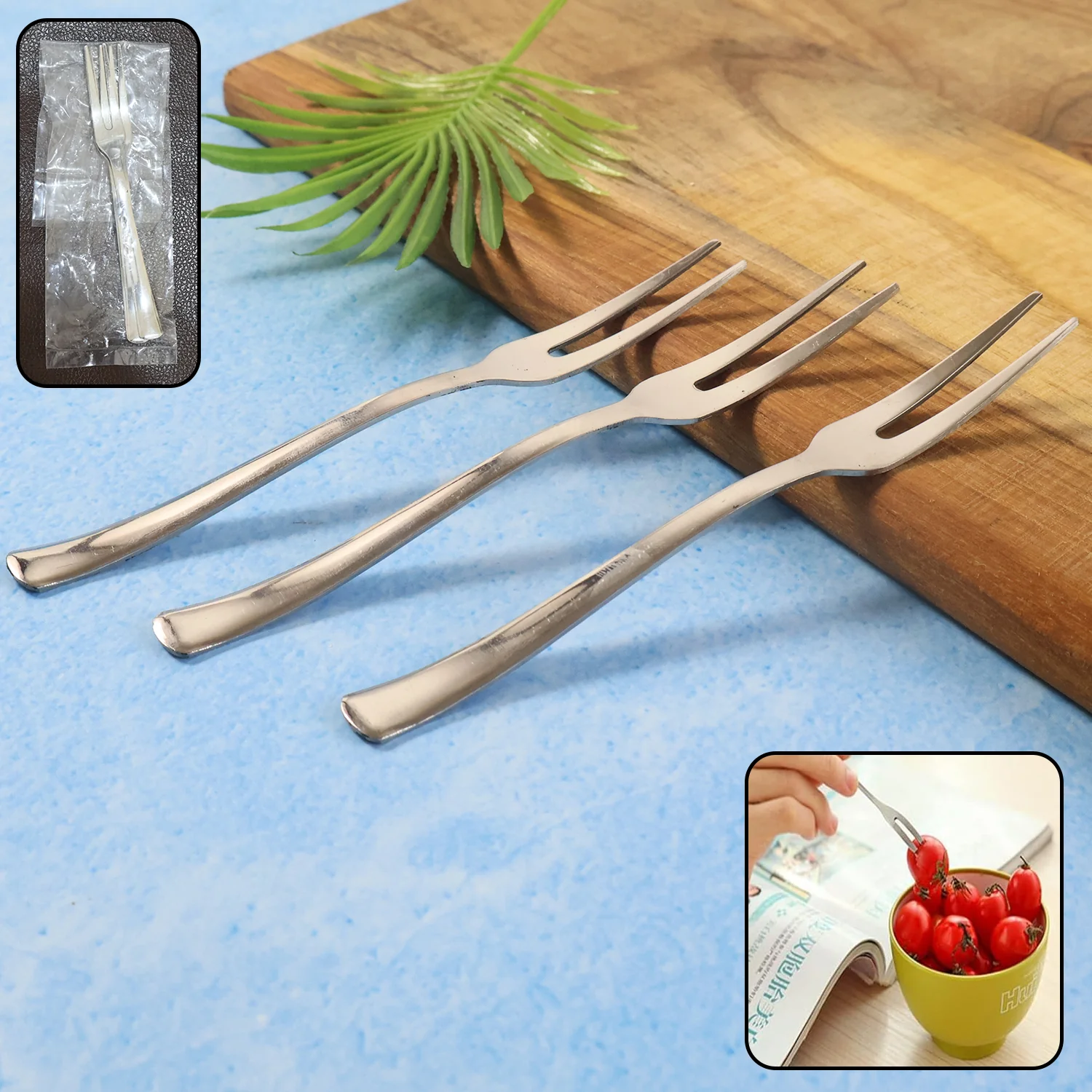 Mini Dessert & Fruit Fork - (3 Pc ) - Image 6