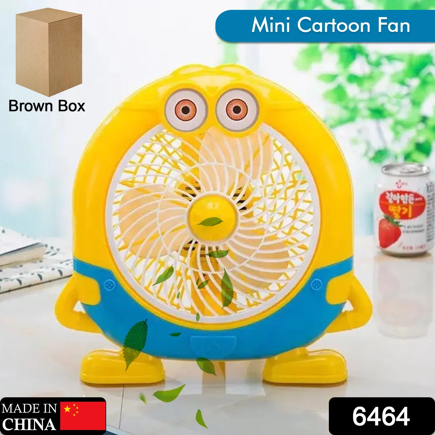 plastic cute mini electric usb fan desk fan for children ( Battery Not Include) - Image 2