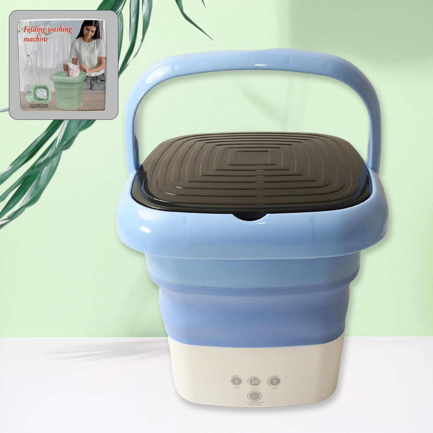 Folding Washing Machine, Mini Portable Washing Machine (1 Pc) - Image 3