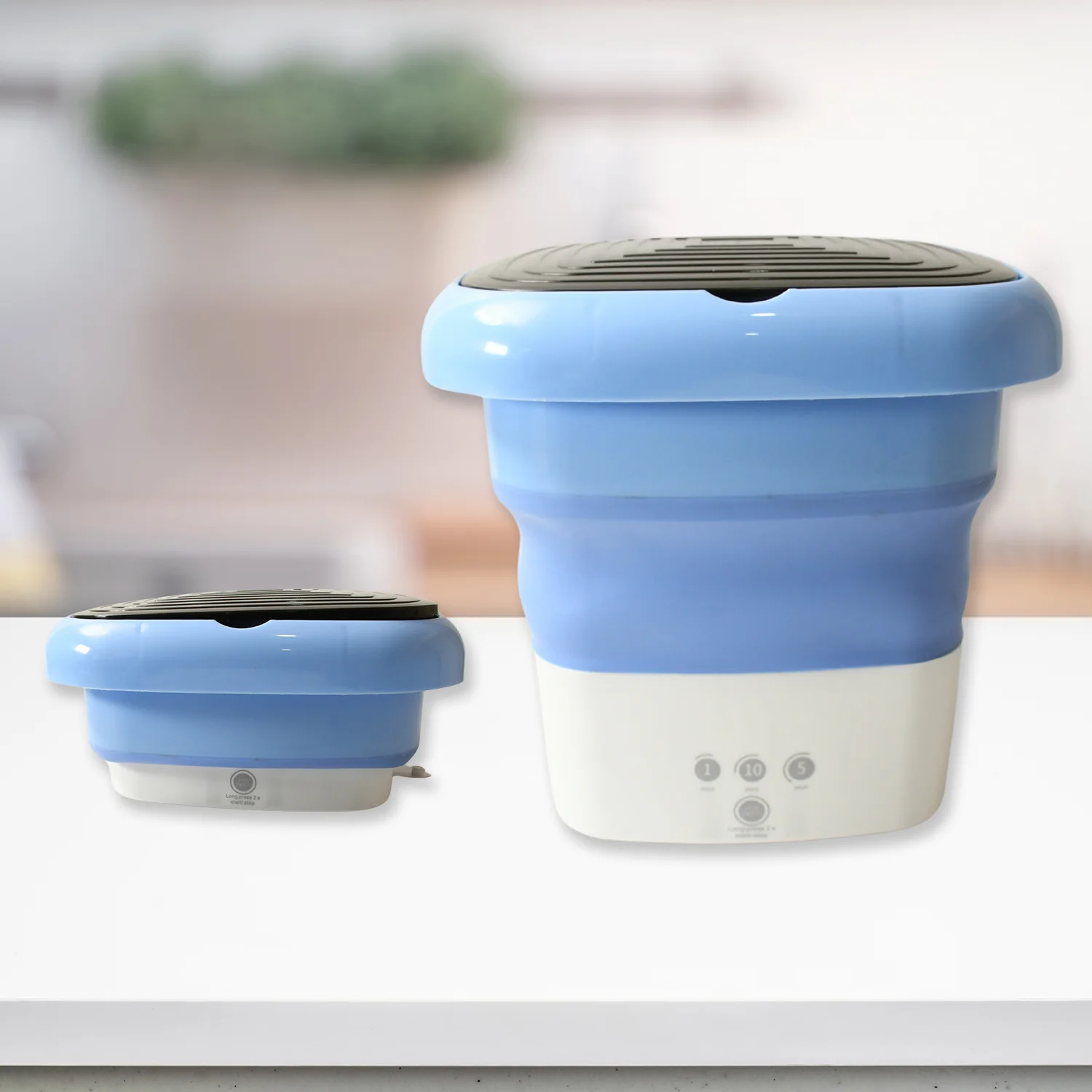 Folding Washing Machine, Mini Portable Washing Machine (1 Pc) - Image 4