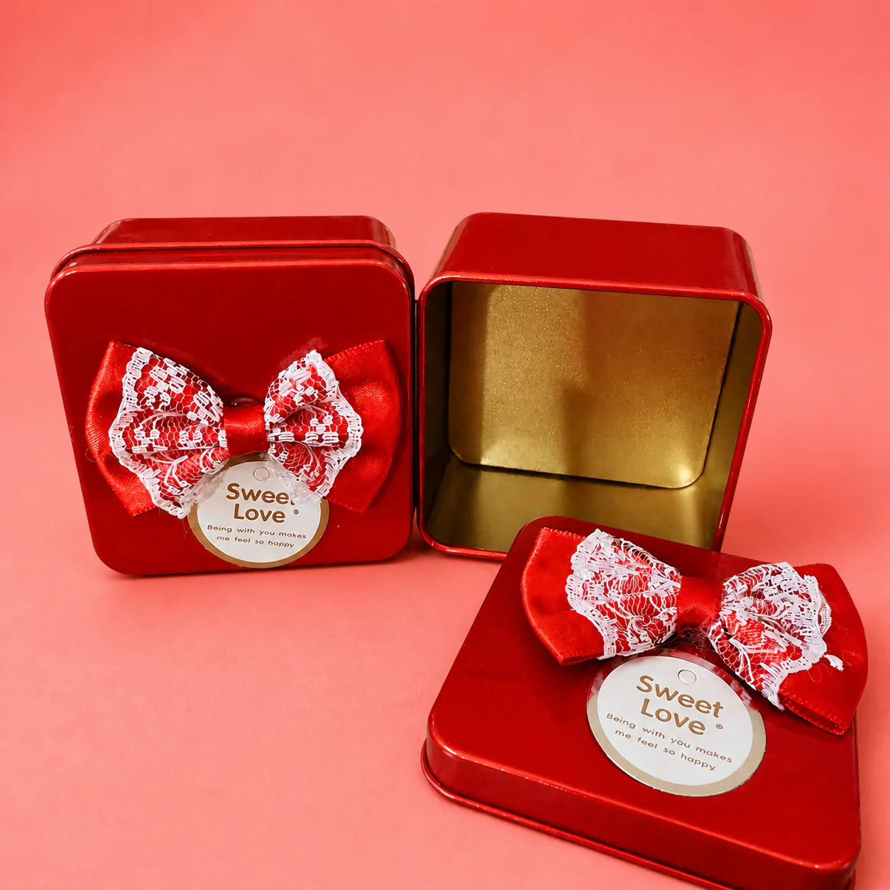 Mini Gift Box with Bow – Decorative Storage & Jewelry Box - Image 2