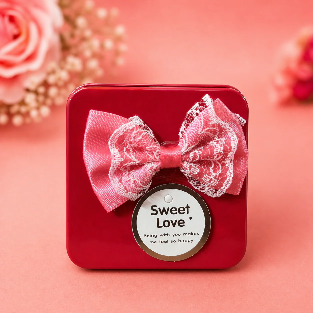 Mini Gift Box with Bow – Decorative Storage & Jewelry Box - Image 3