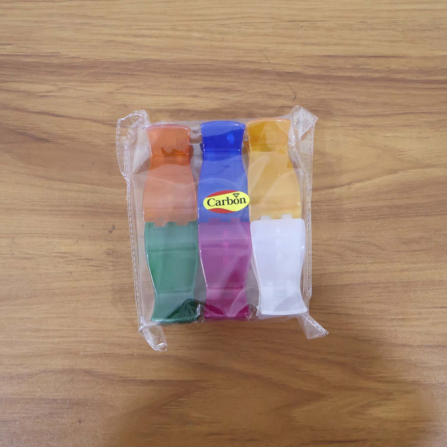Mini Hair Claw Clips for Girls – 6 Pc Colorful Small Hair Clamps - Image 9