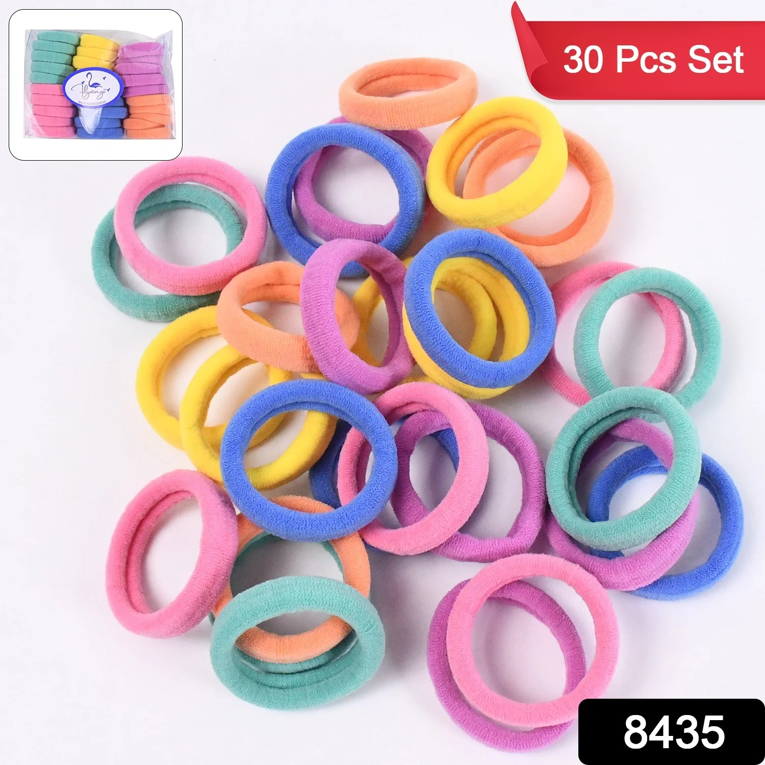 Mini Hair Ties, Mini Hairlines, mini hairbands (30 Pcs Set), Hair accessories - Image 2