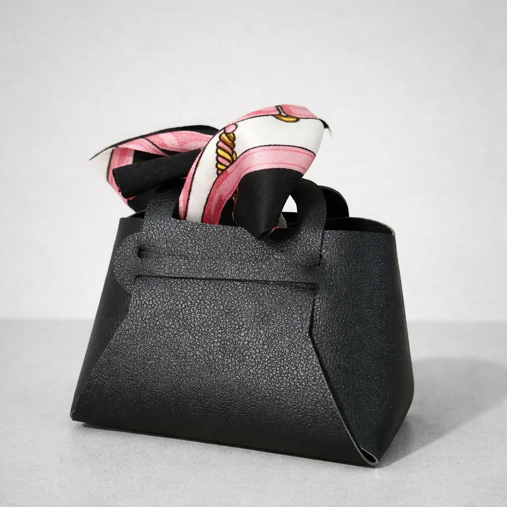 Mini Handheld Bag for Women with Bow Accent | Compact Casual & Gift Purse - Image 3