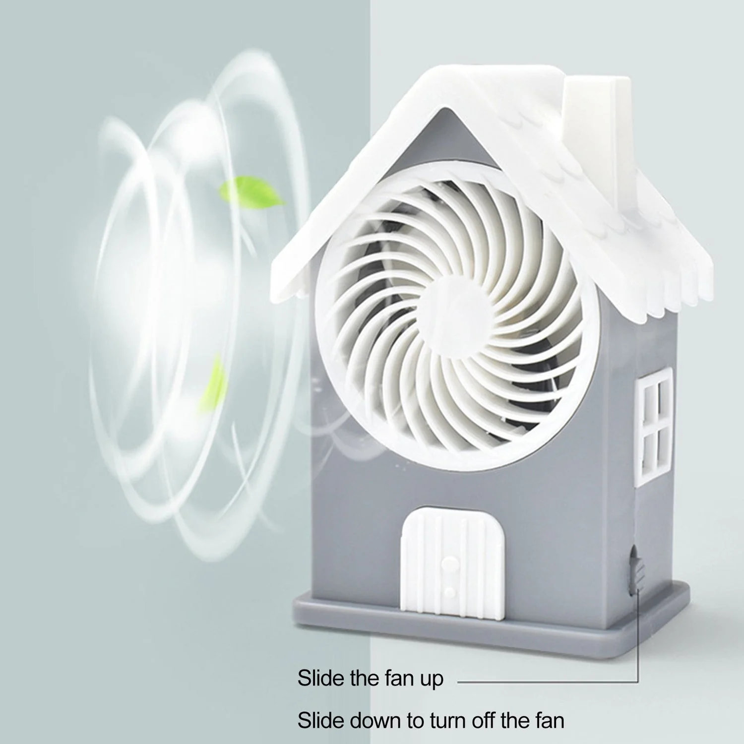 Mini Rechargeable Portable Personal Desk Fan (Battery Not Include) - Image 3