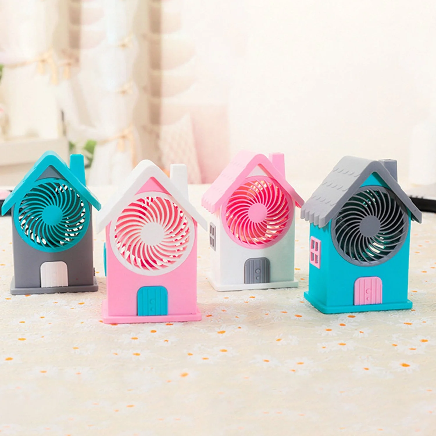 Mini Rechargeable Portable Personal Desk Fan (Battery Not Include) - Image 6