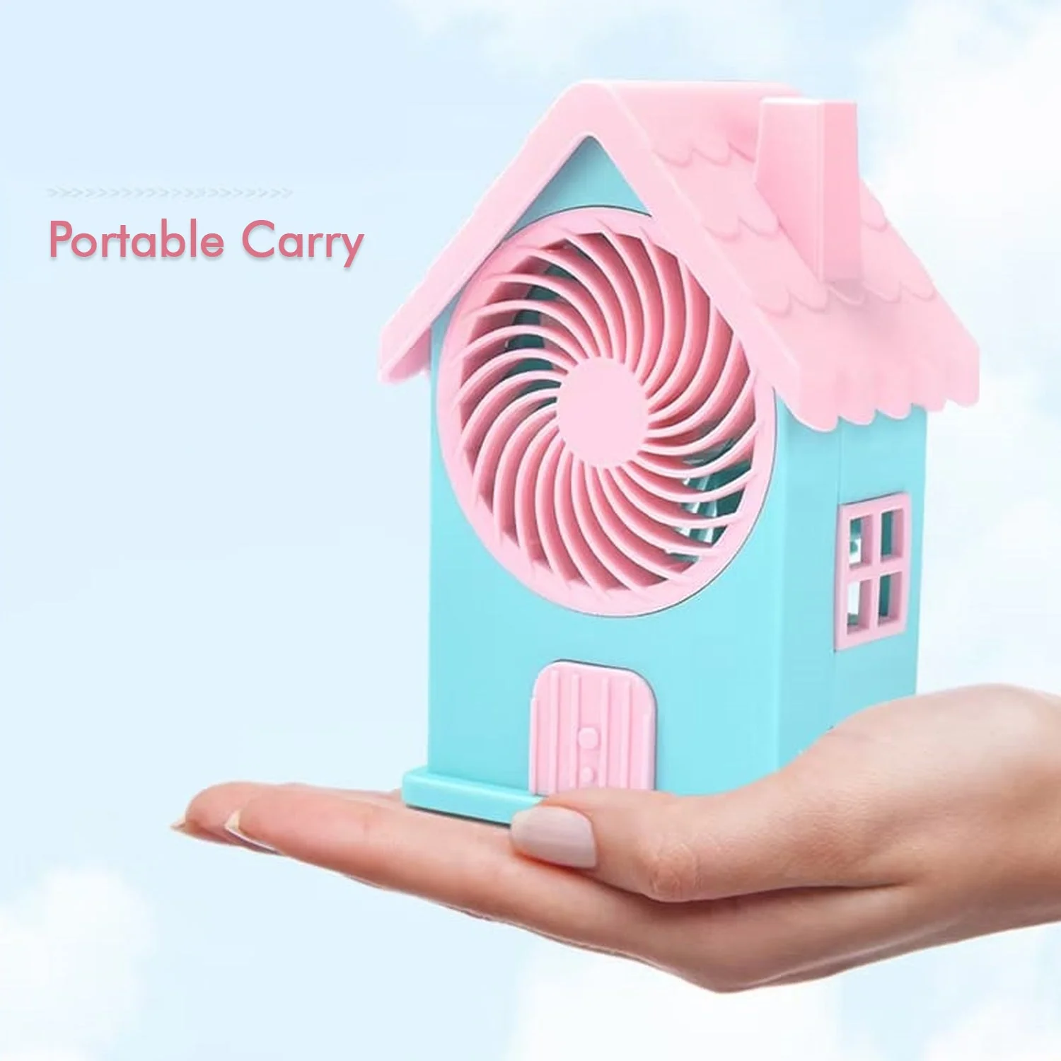 Mini Rechargeable Portable Personal Desk Fan (Battery Not Include) - Image 8