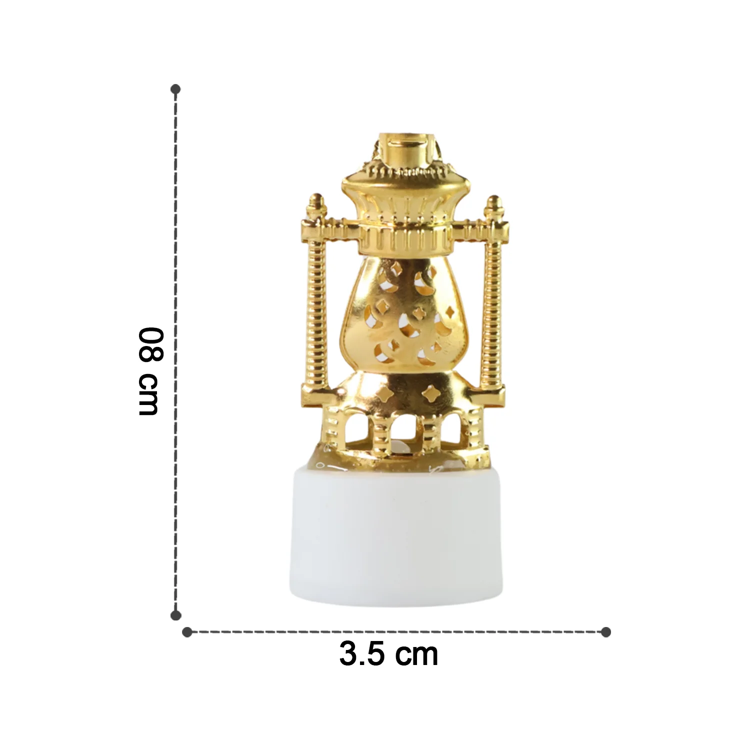 Mini Lantern-Style Flameless LED Tealights - (4 Pc) - Image 4